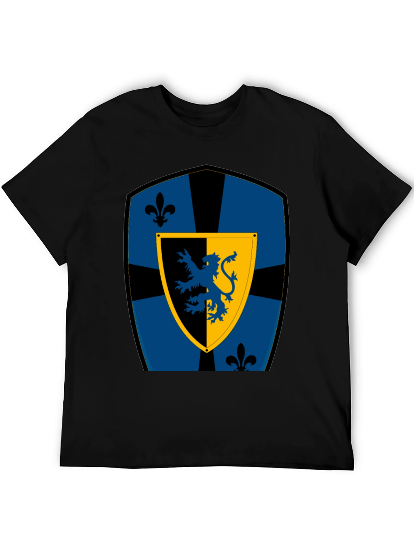 Medieval Heraldic Crest Graphic T-Shirt