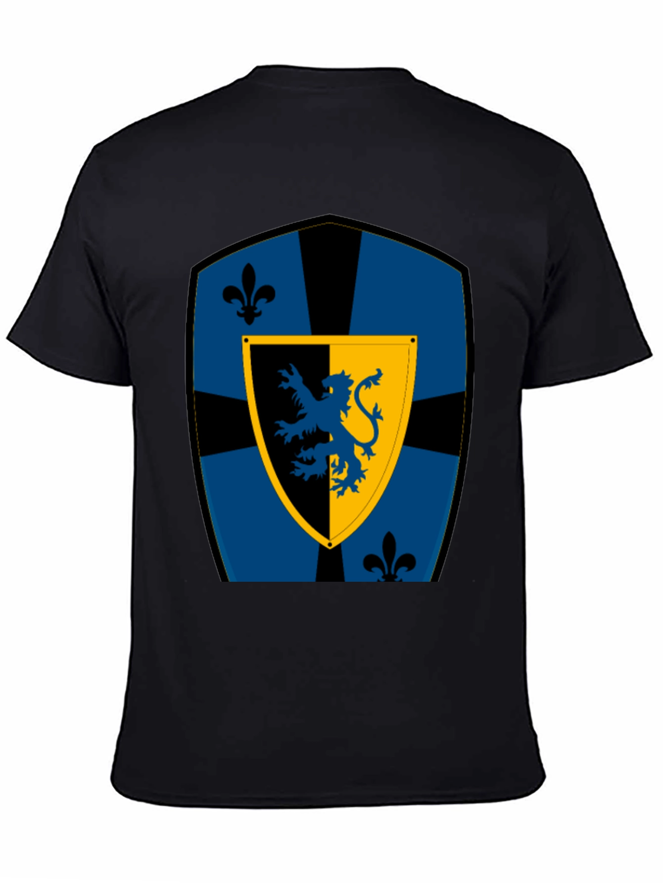Medieval Heraldic Crest Graphic T-Shirt