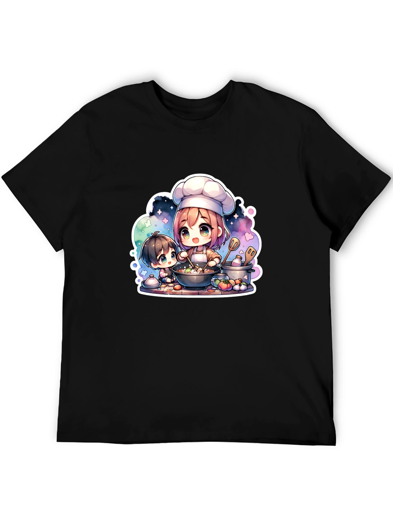 Cute Anime Chef Graphic Tee