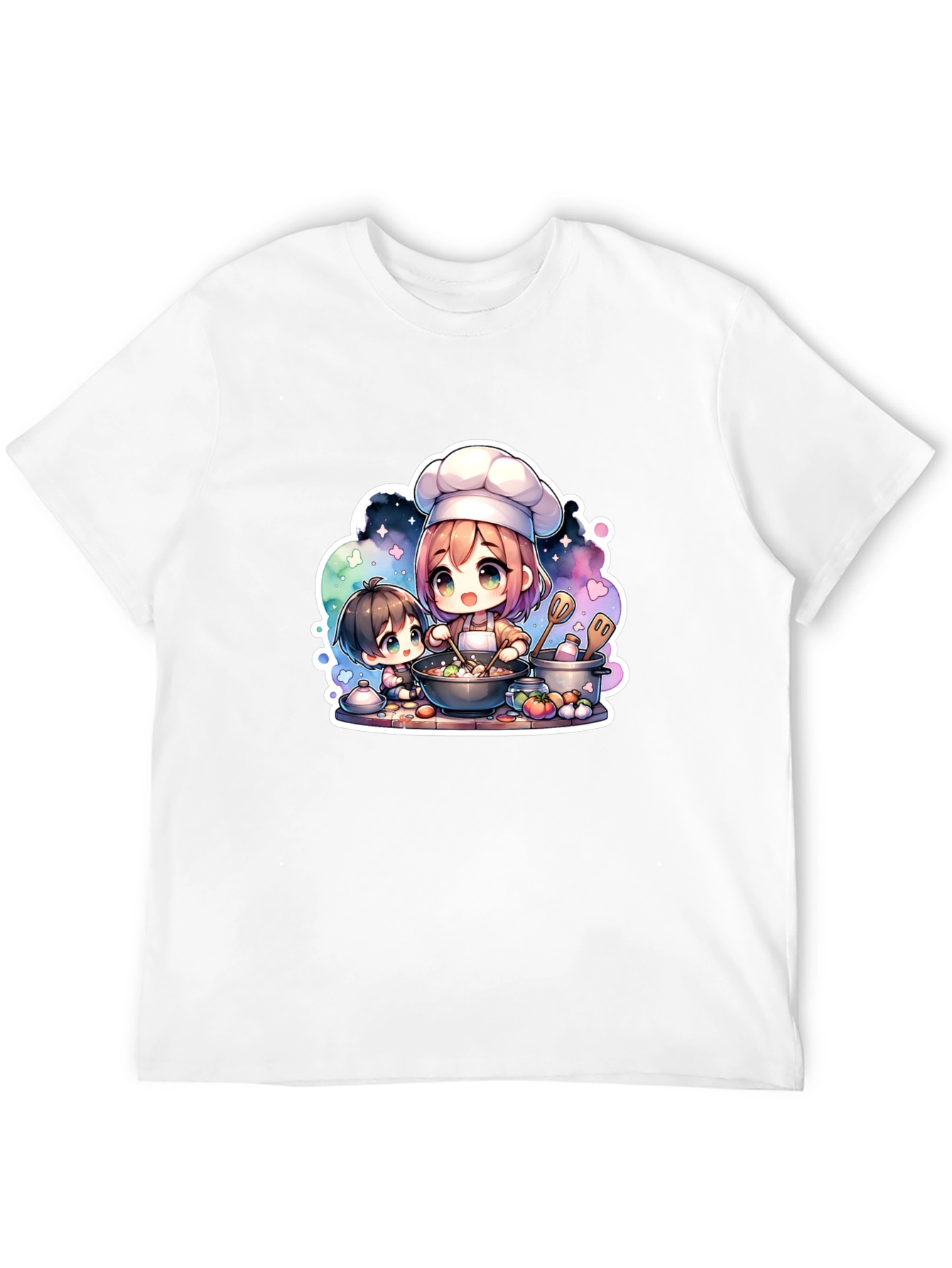 Cute Anime Chef Graphic Tee