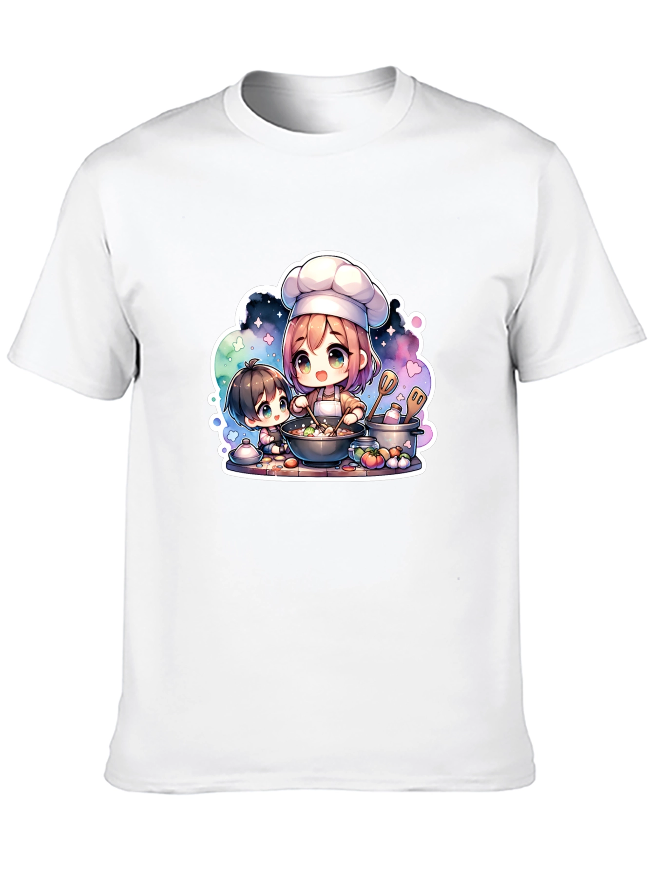 Cute Anime Chef Graphic Tee