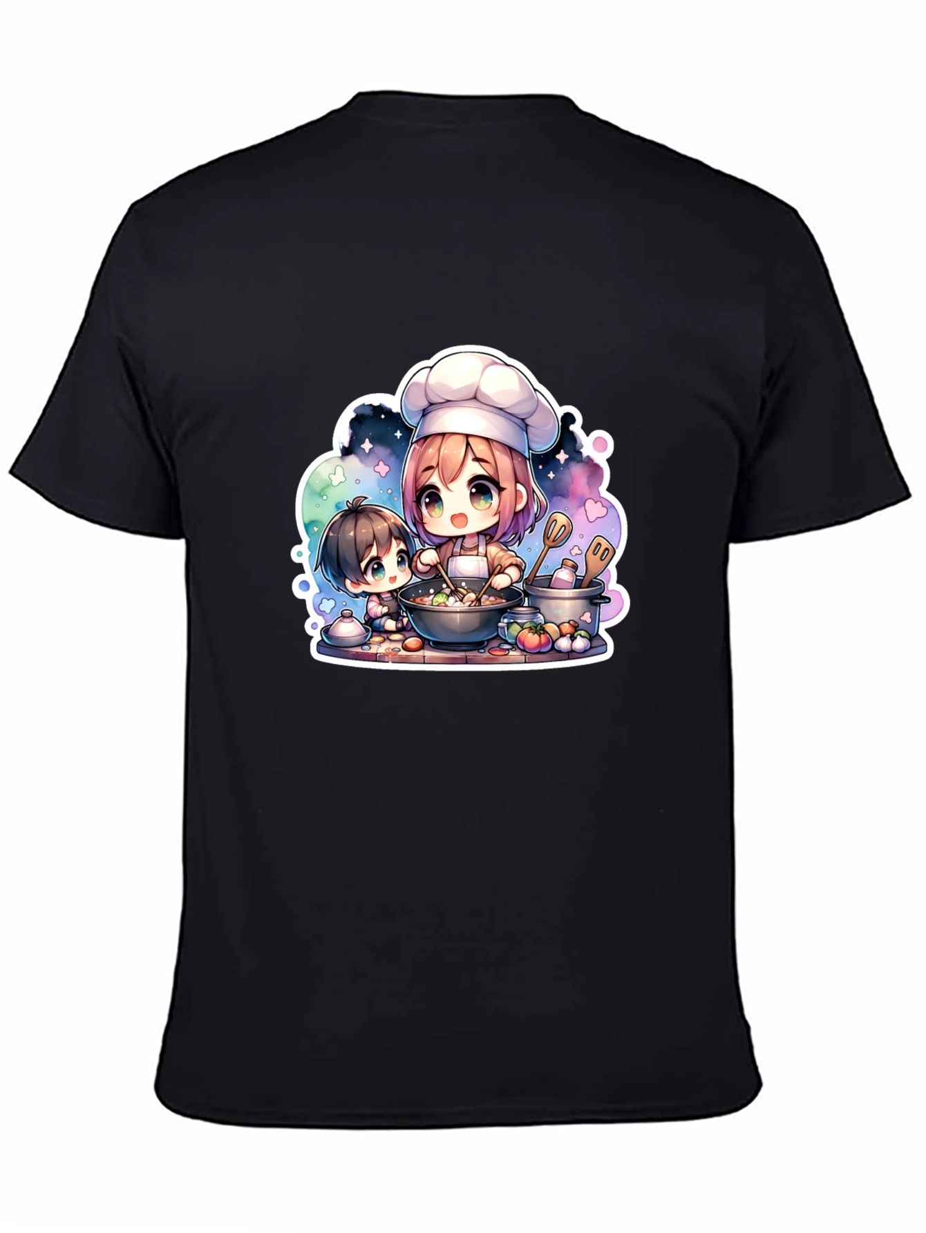 Cute Anime Chef Graphic Tee