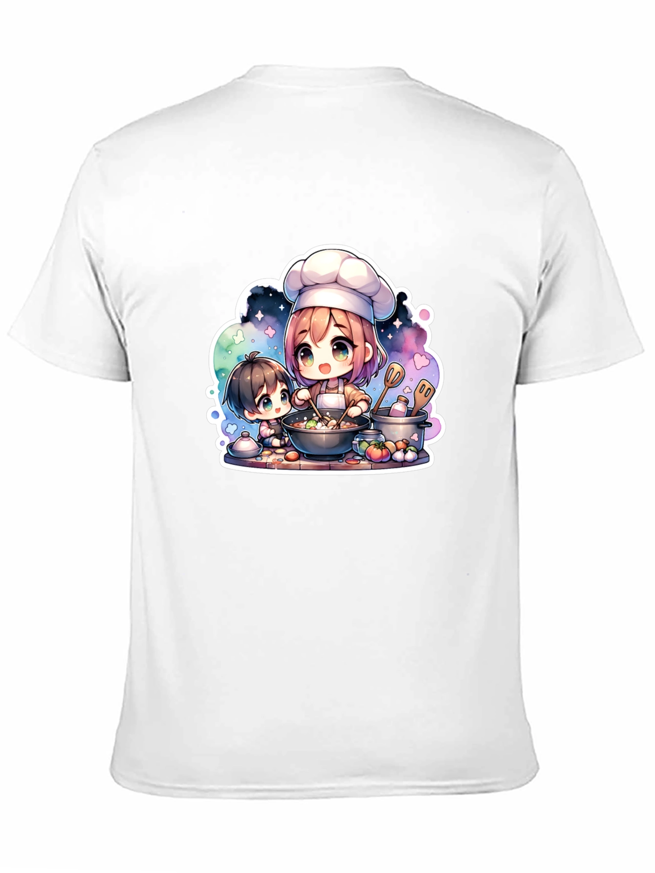 Cute Anime Chef Graphic Tee