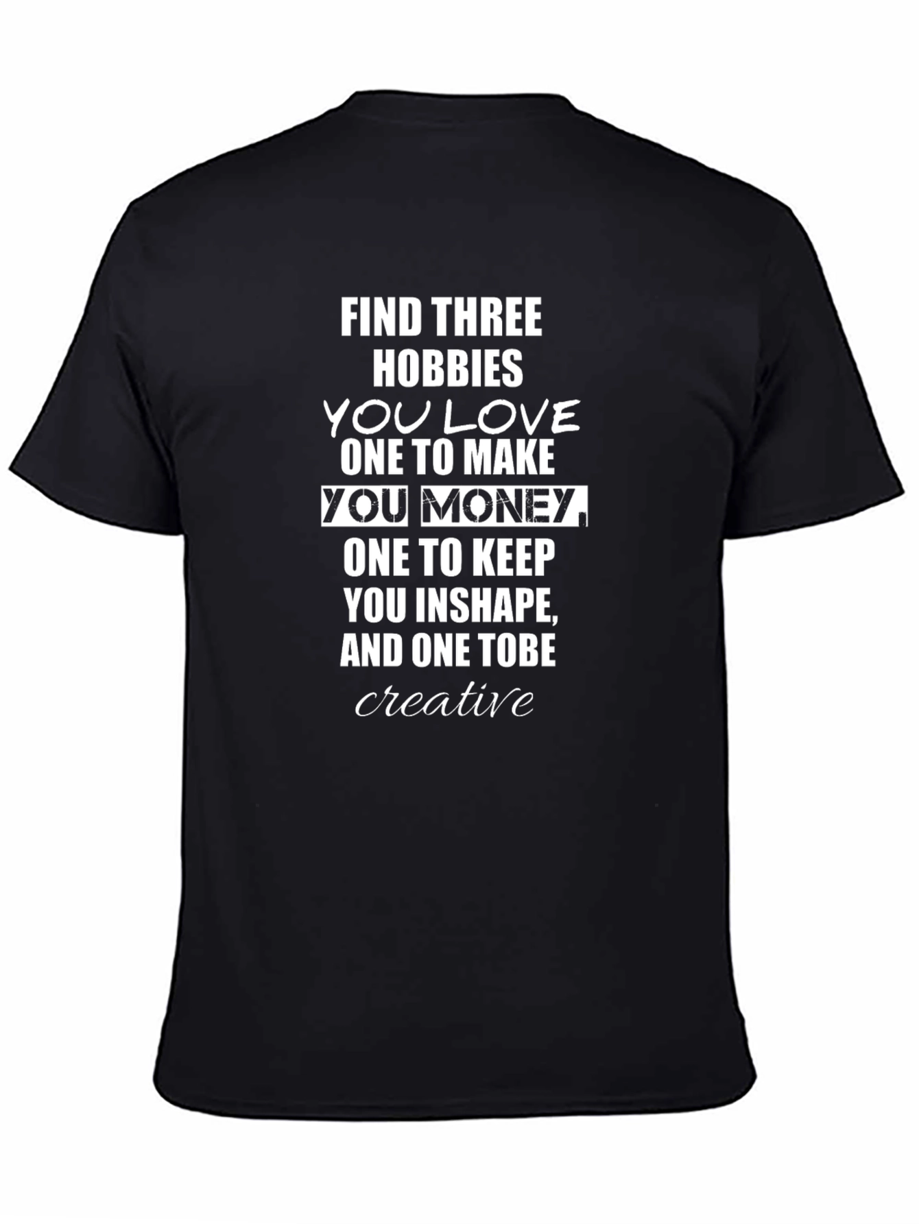 Find Three Hobbies Graphic T-Shirt