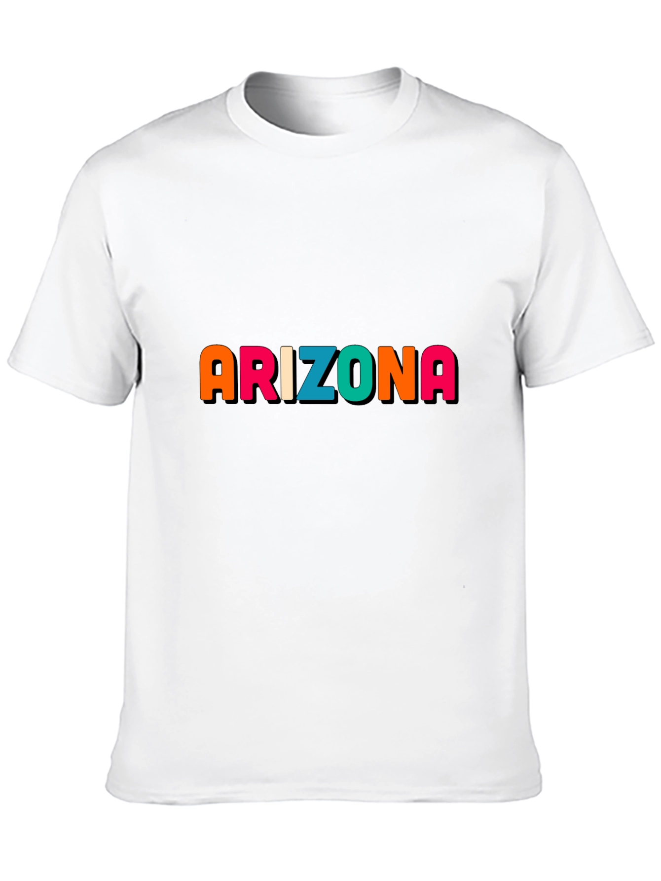 Arizona Graphic Print Black T-Shirt