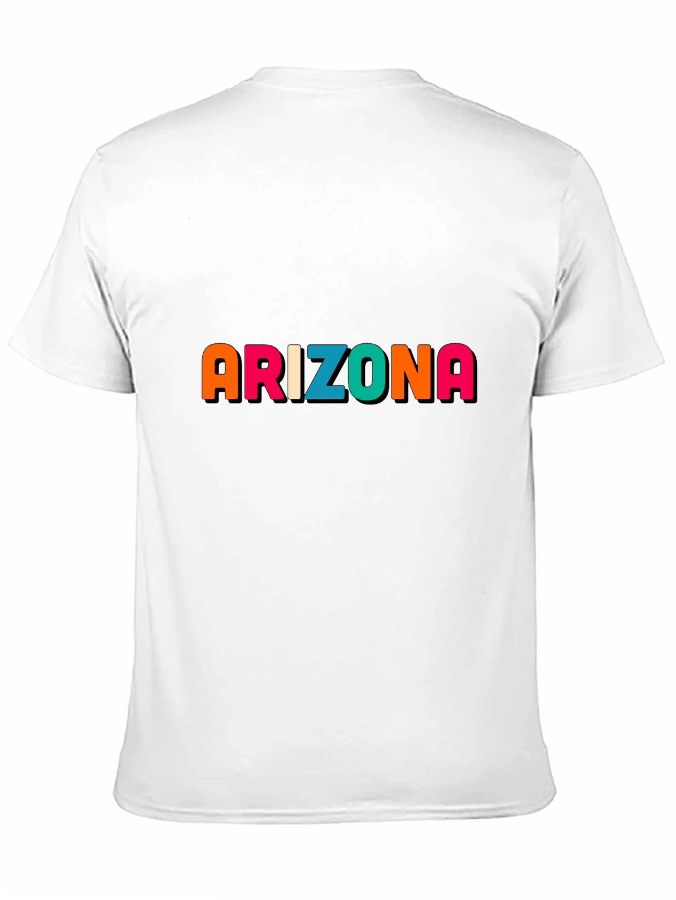 Arizona Graphic Print Black T-Shirt