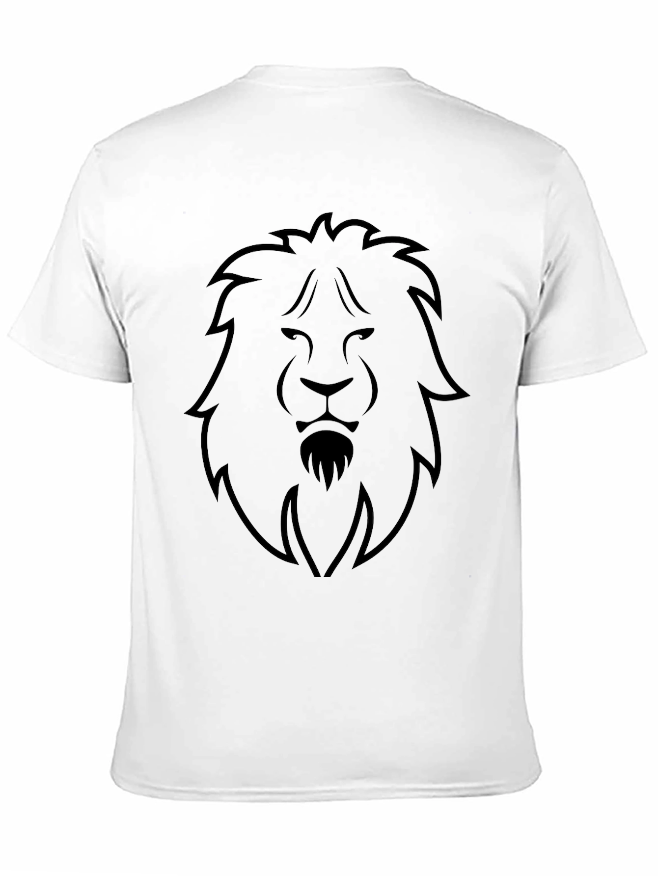 Lion Graphic Black T-Shirt - Modern Style