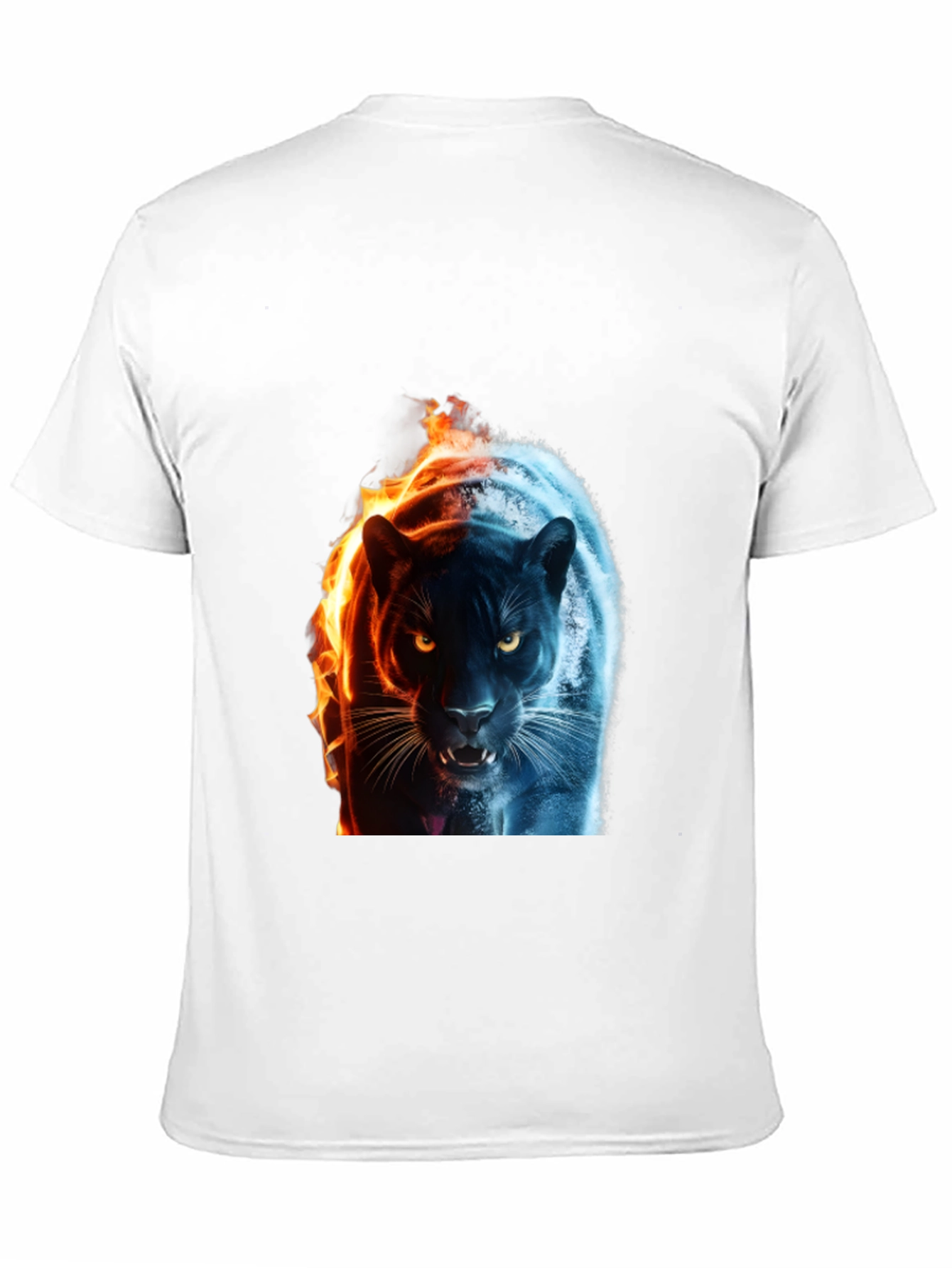 Fire and Ice Panther Graphic Tee