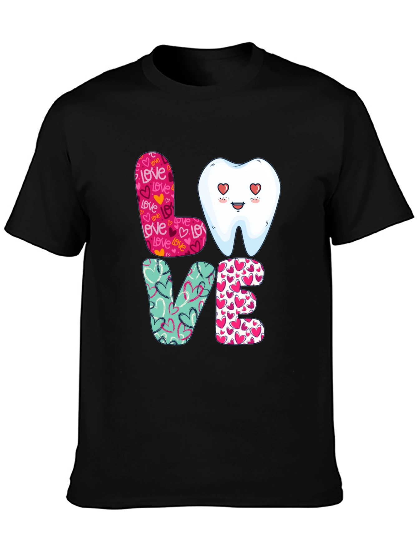 Dental Love Graphic Tee - Dentist Valentines Day Shirt