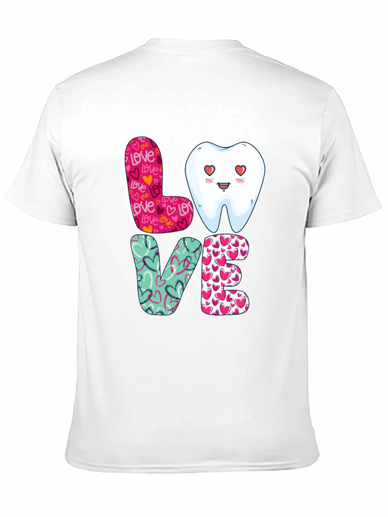 Dental Love Graphic Tee - Dentist Valentines Day Shirt