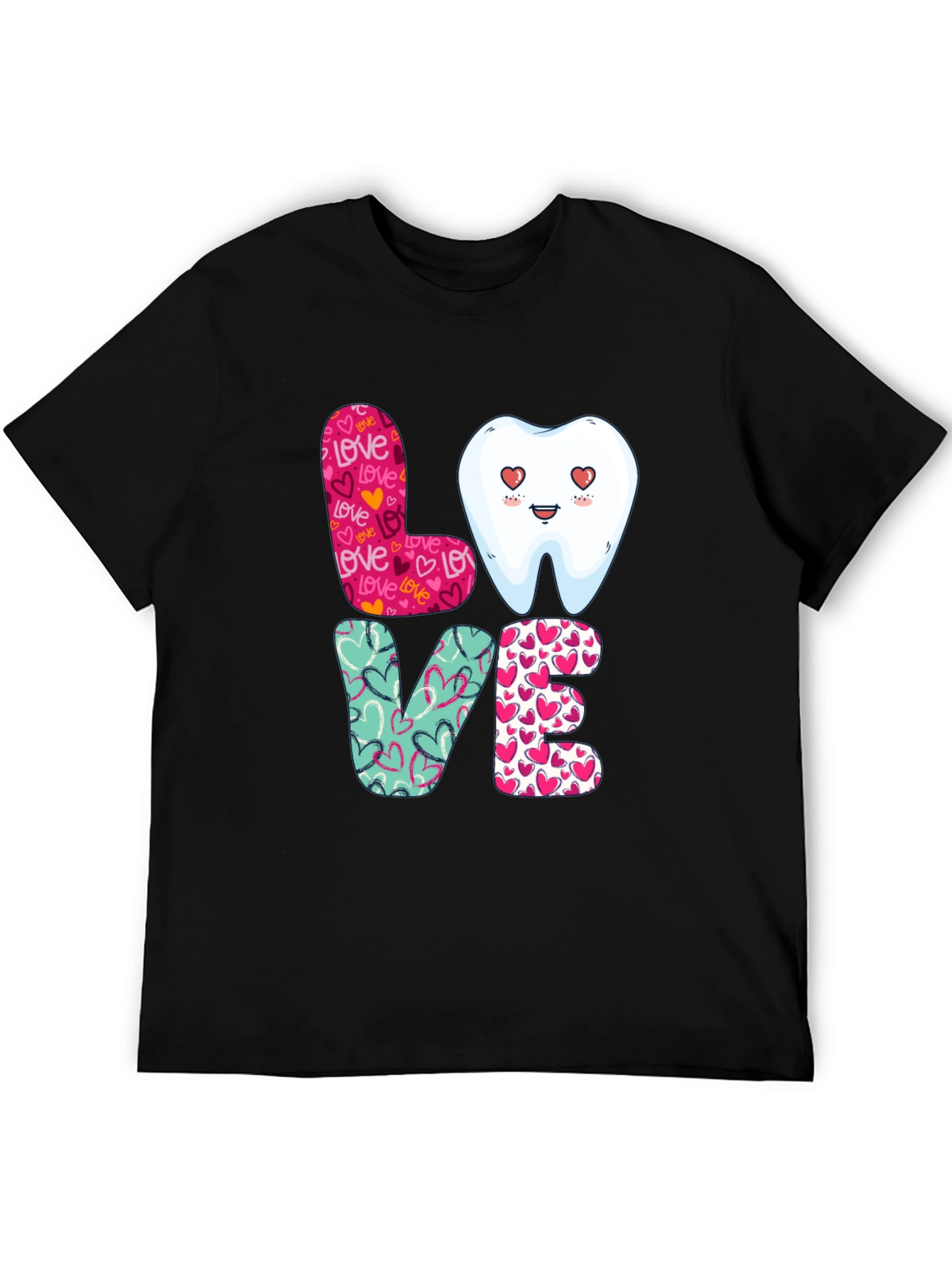 Dental Love Graphic Tee - Dentist Valentines Day Shirt