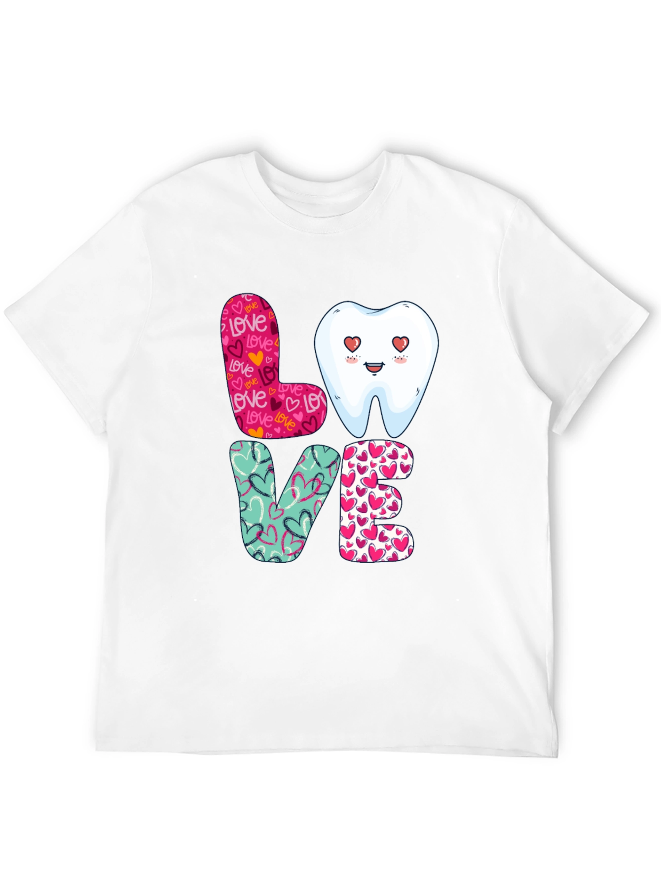 Dental Love Graphic Tee - Dentist Valentines Day Shirt