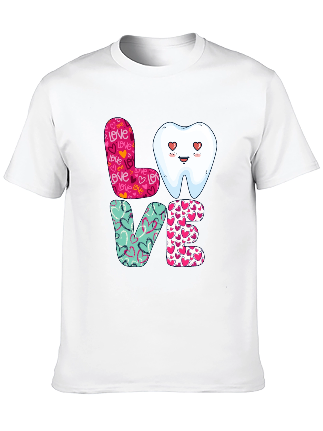 Dental Love Graphic Tee - Dentist Valentines Day Shirt