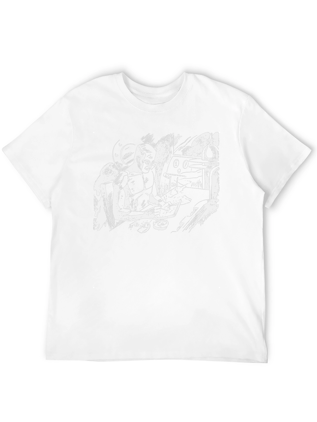 Unique Art Black T-Shirt