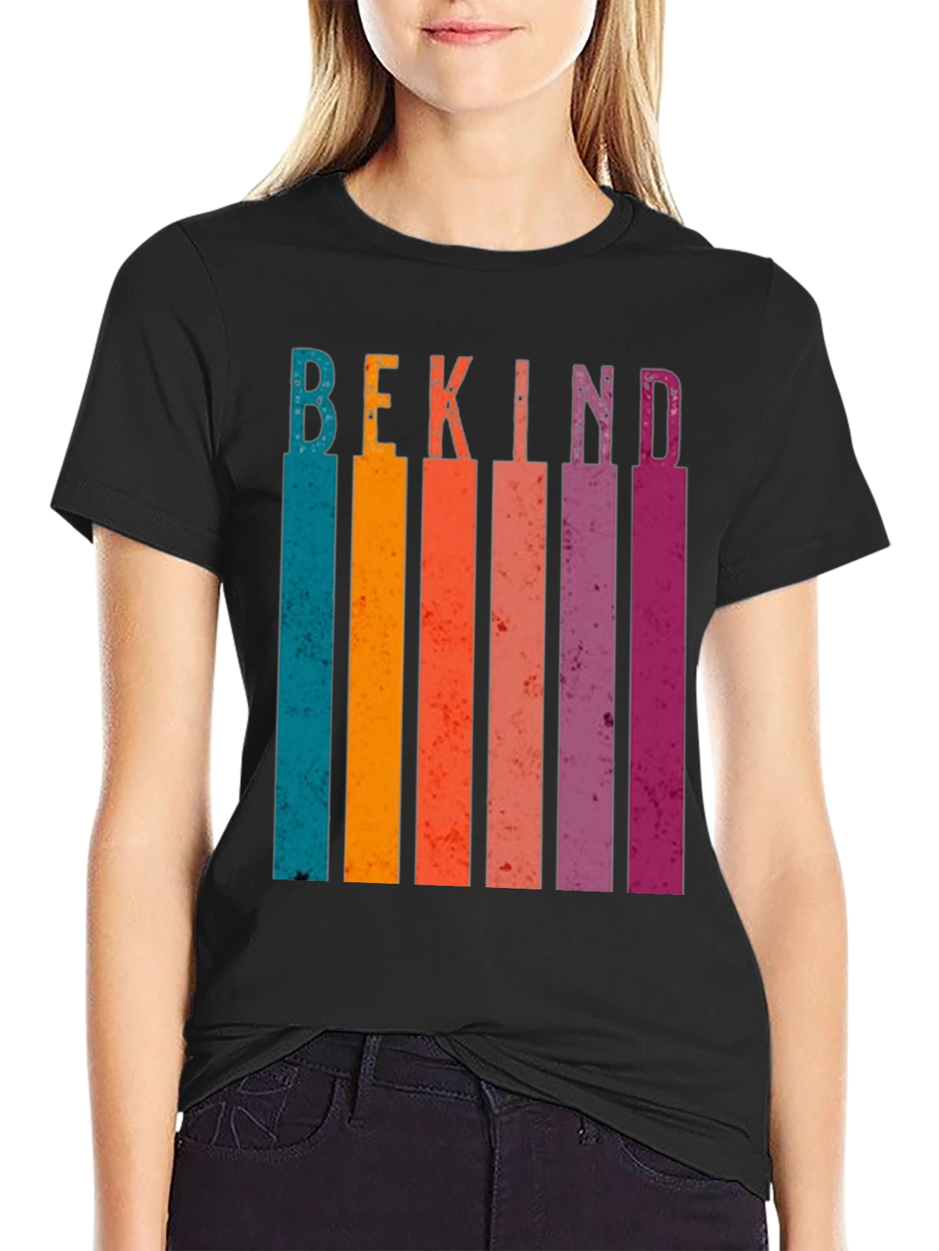 Retro Be Kind Graphic Tee - Casual Comfort