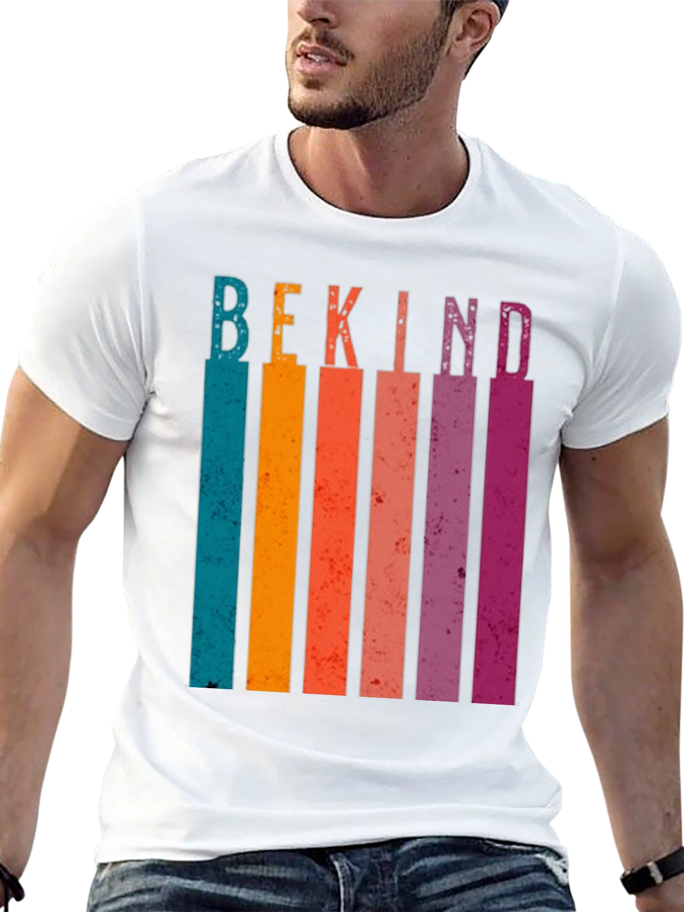 Retro Be Kind Graphic Tee - Casual Comfort