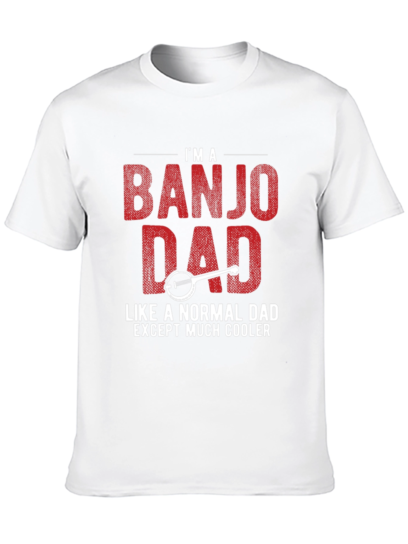 Banjo Dad Graphic T-Shirt - Cool Dad Gift
