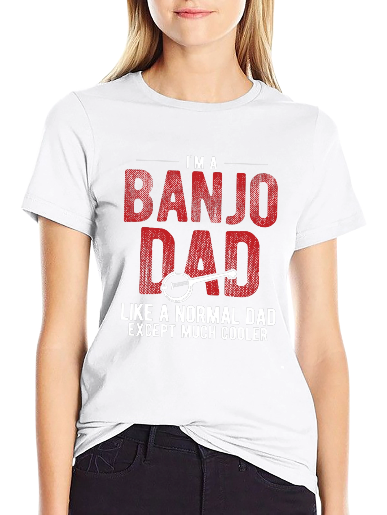 Banjo Dad Graphic T-Shirt - Cool Dad Gift