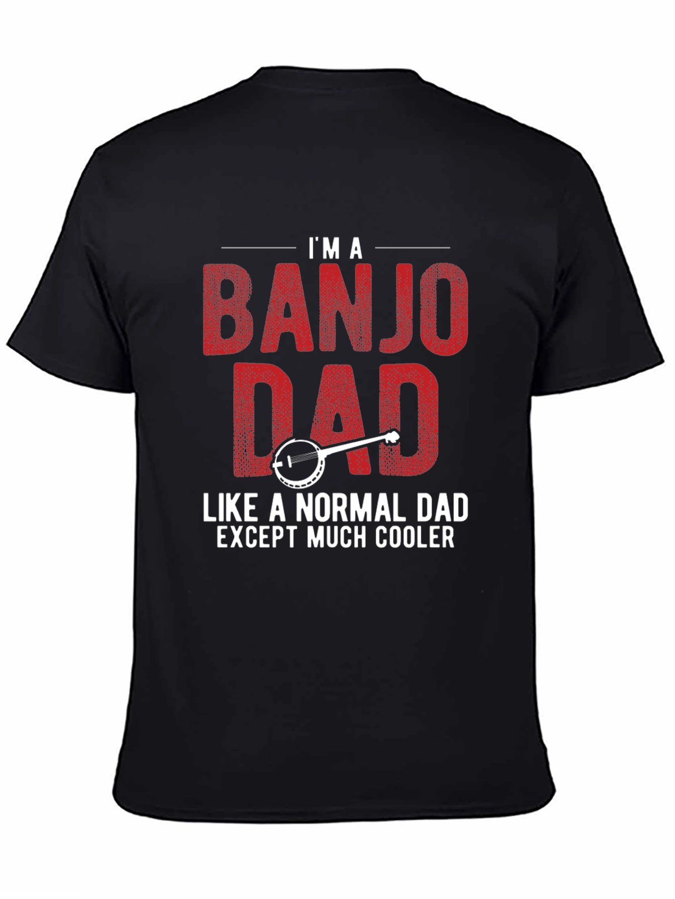 Banjo Dad Graphic T-Shirt - Cool Dad Gift