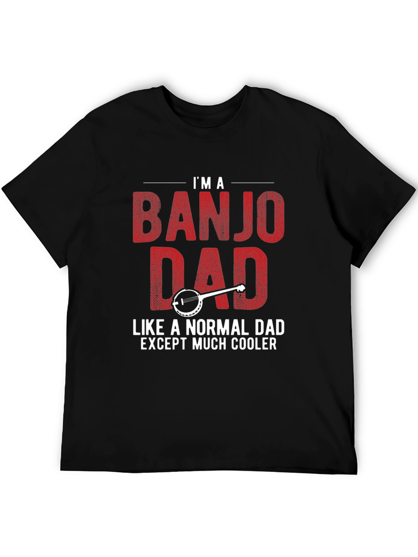 Banjo Dad Graphic T-Shirt - Cool Dad Gift
