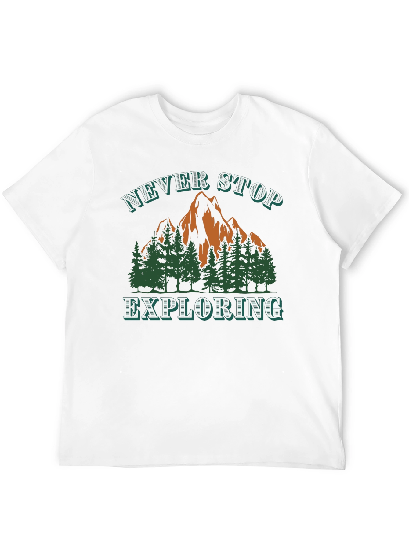 Never Stop Exploring Graphic Tee