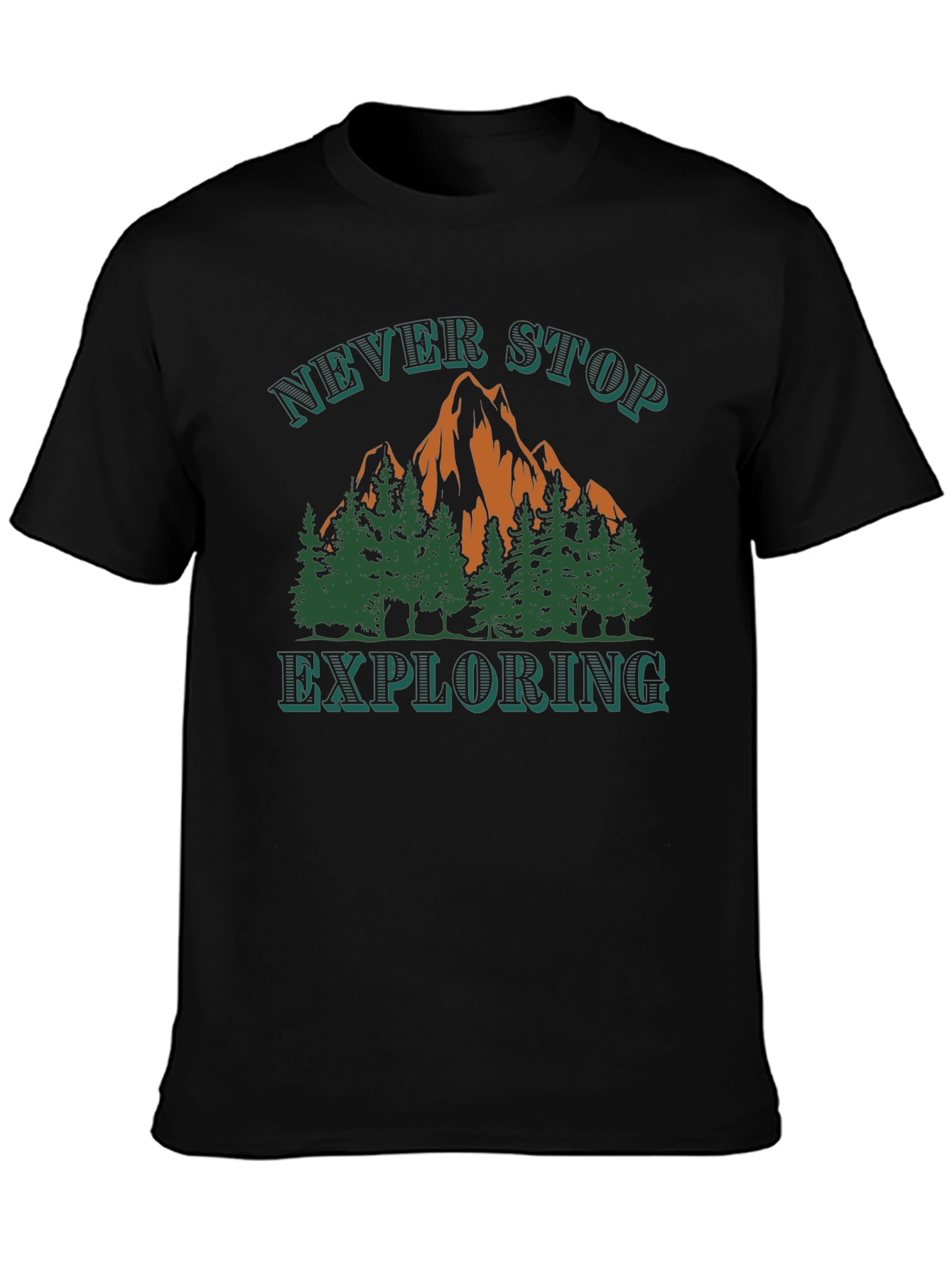 Never Stop Exploring Graphic Tee