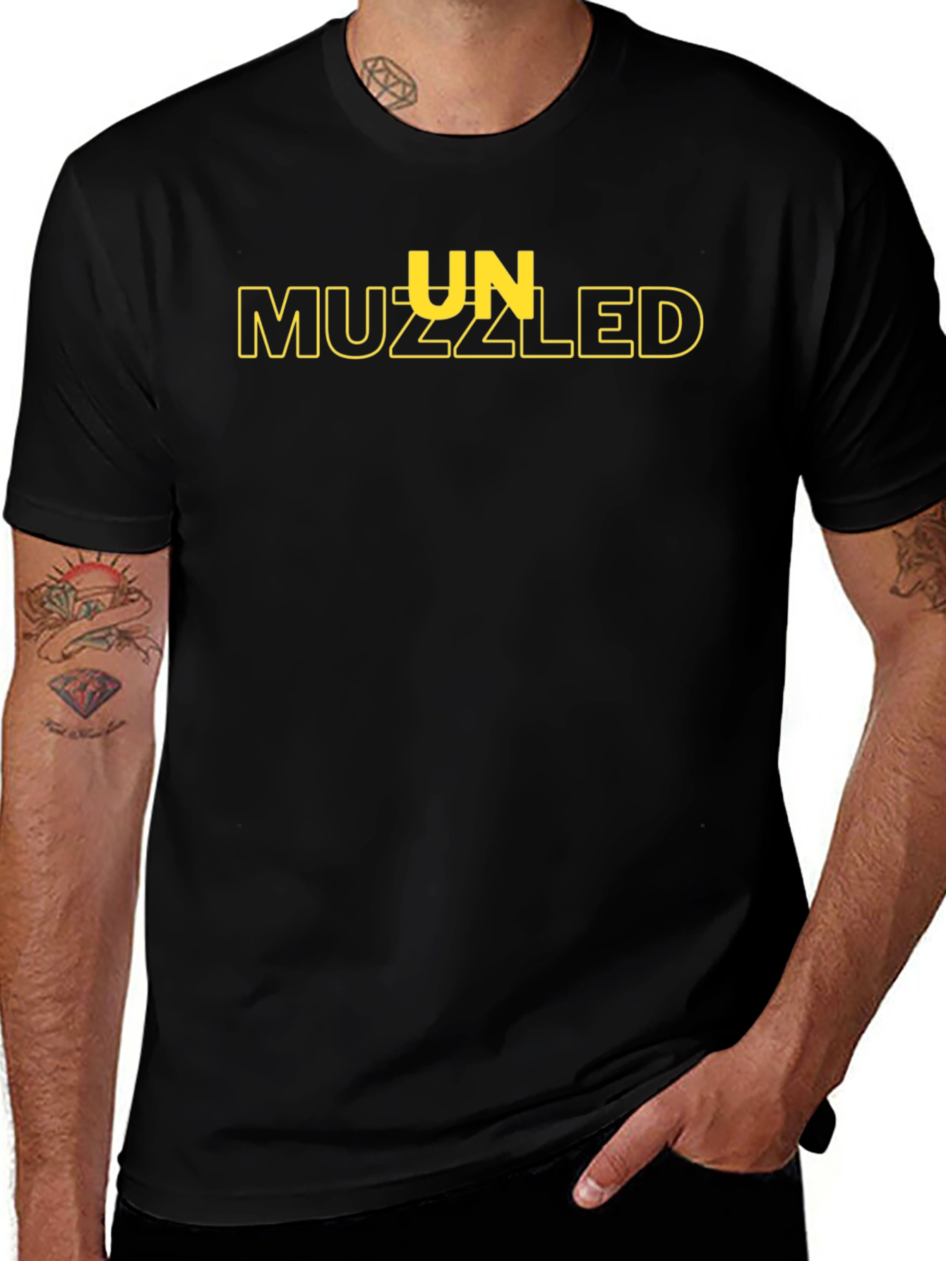 Unmuzzled Graphic Tee - Bold Statement Shirt