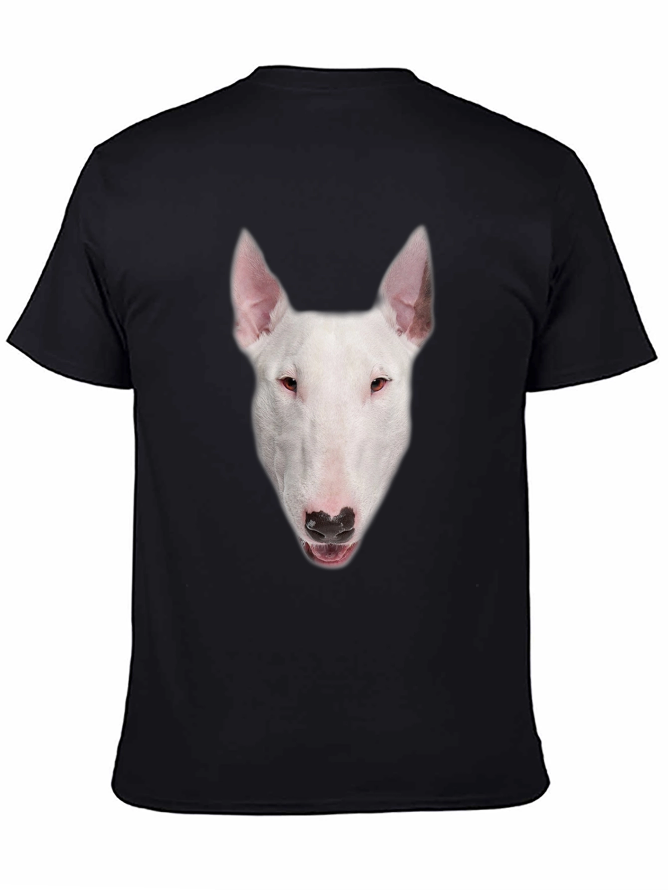 Bull Terrier Dog Graphic Black T-Shirt