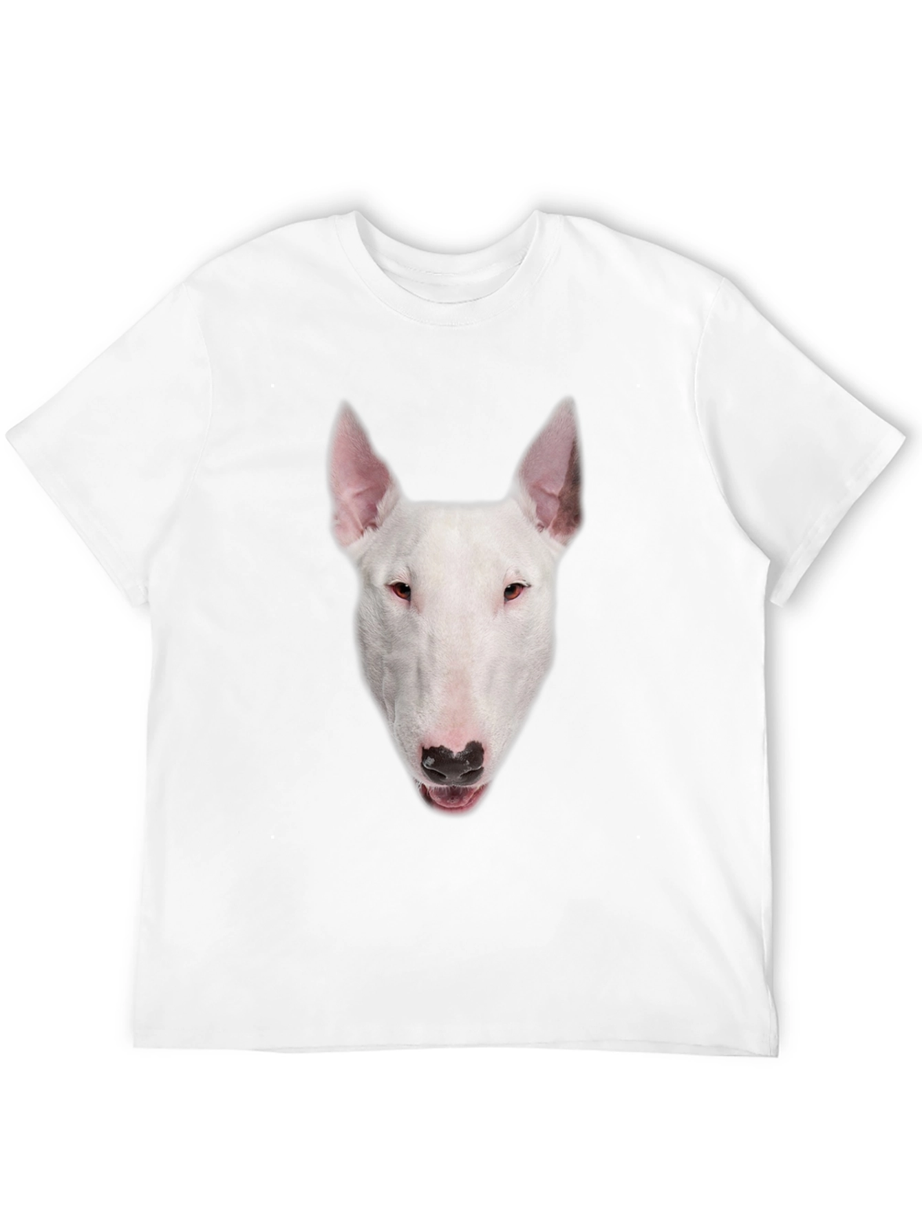 Bull Terrier Dog Graphic Black T-Shirt