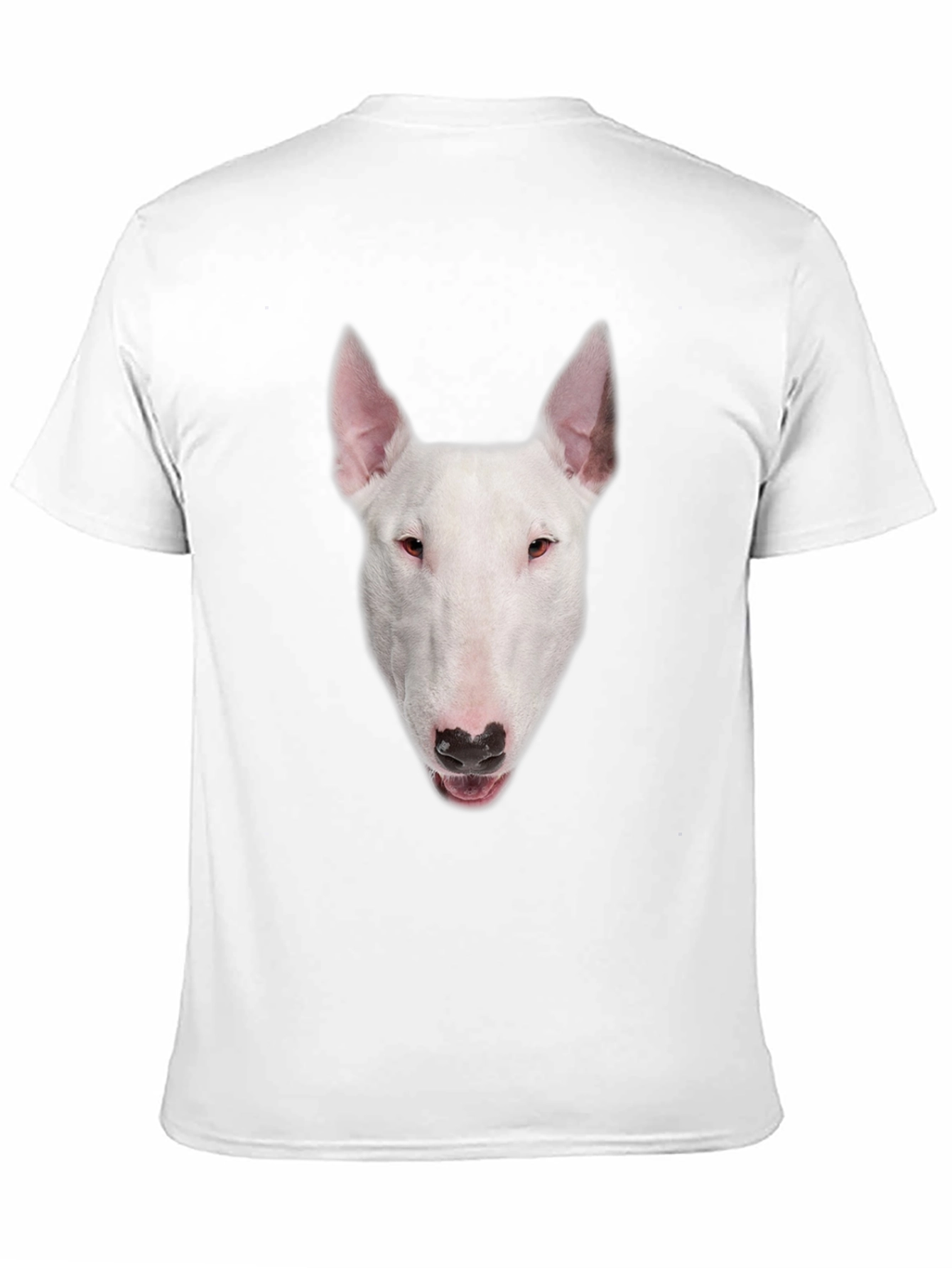 Bull Terrier Dog Graphic Black T-Shirt