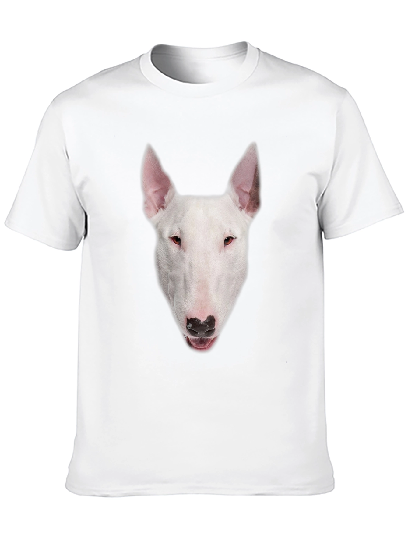 Bull Terrier Dog Graphic Black T-Shirt