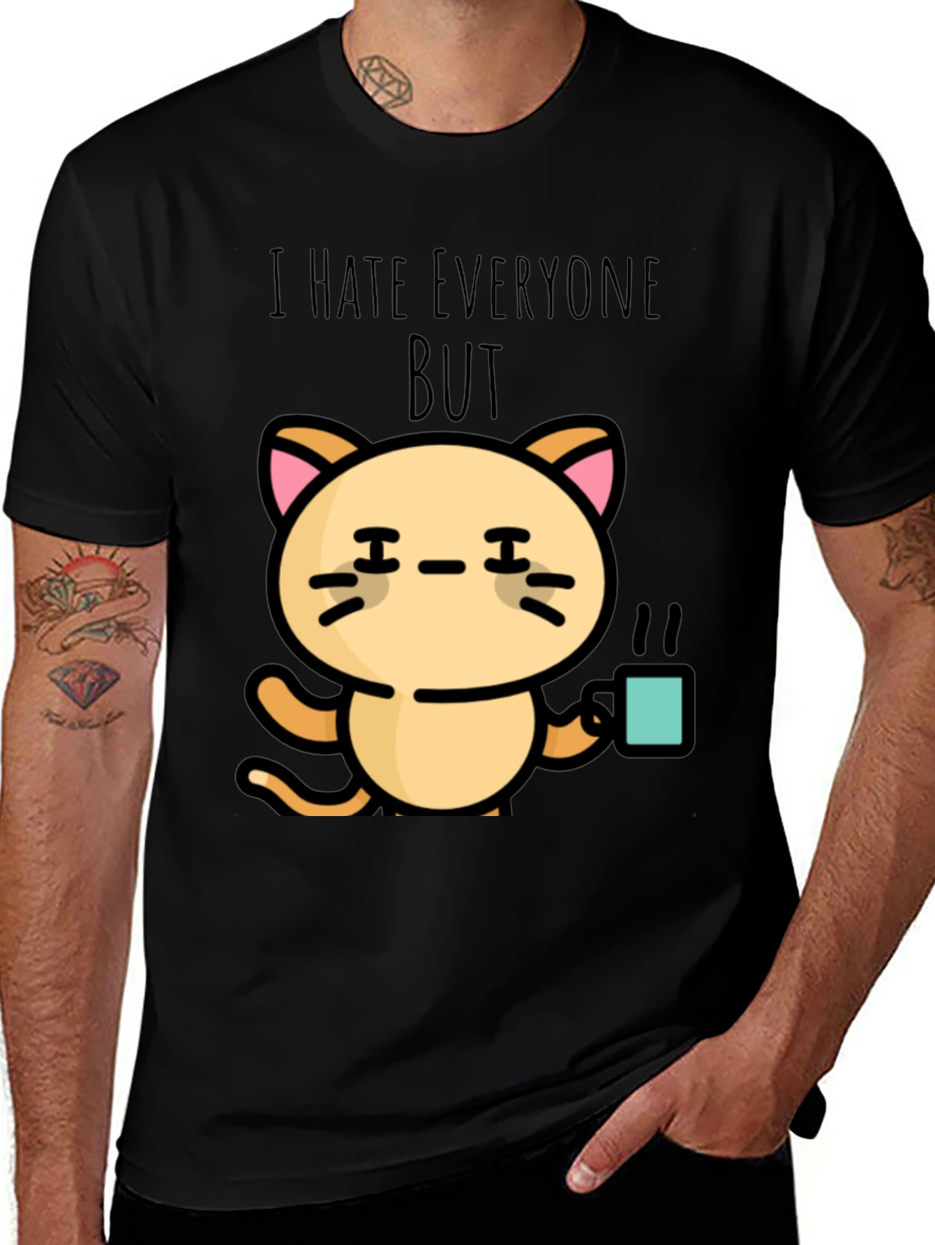 I Hate Everyone But Cat T-Shirt