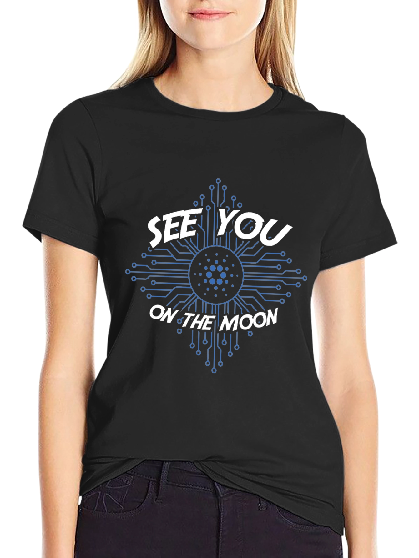 See You on The Moon Cardano Crypto T-Shirt