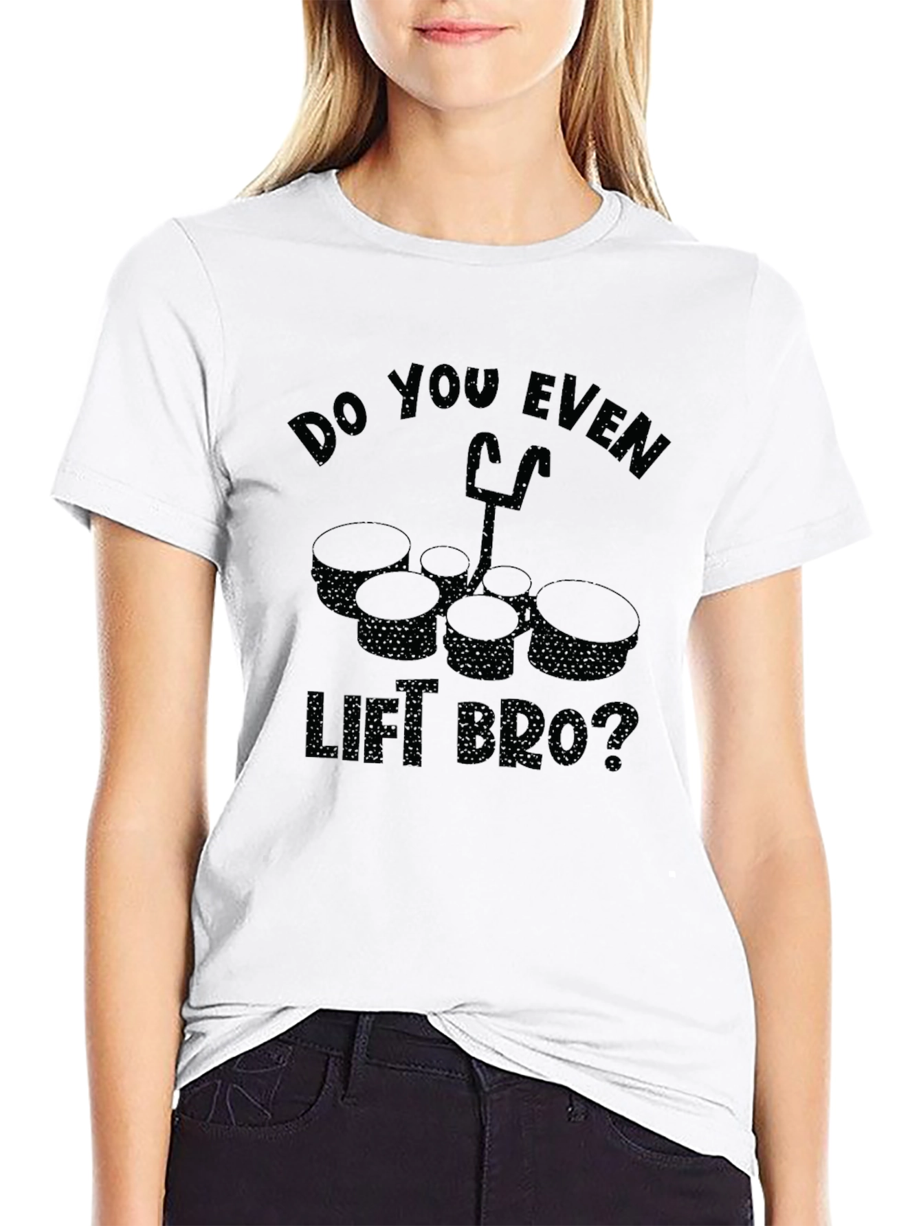 Do You Even Lift Bro? Drum Set T-Shirt