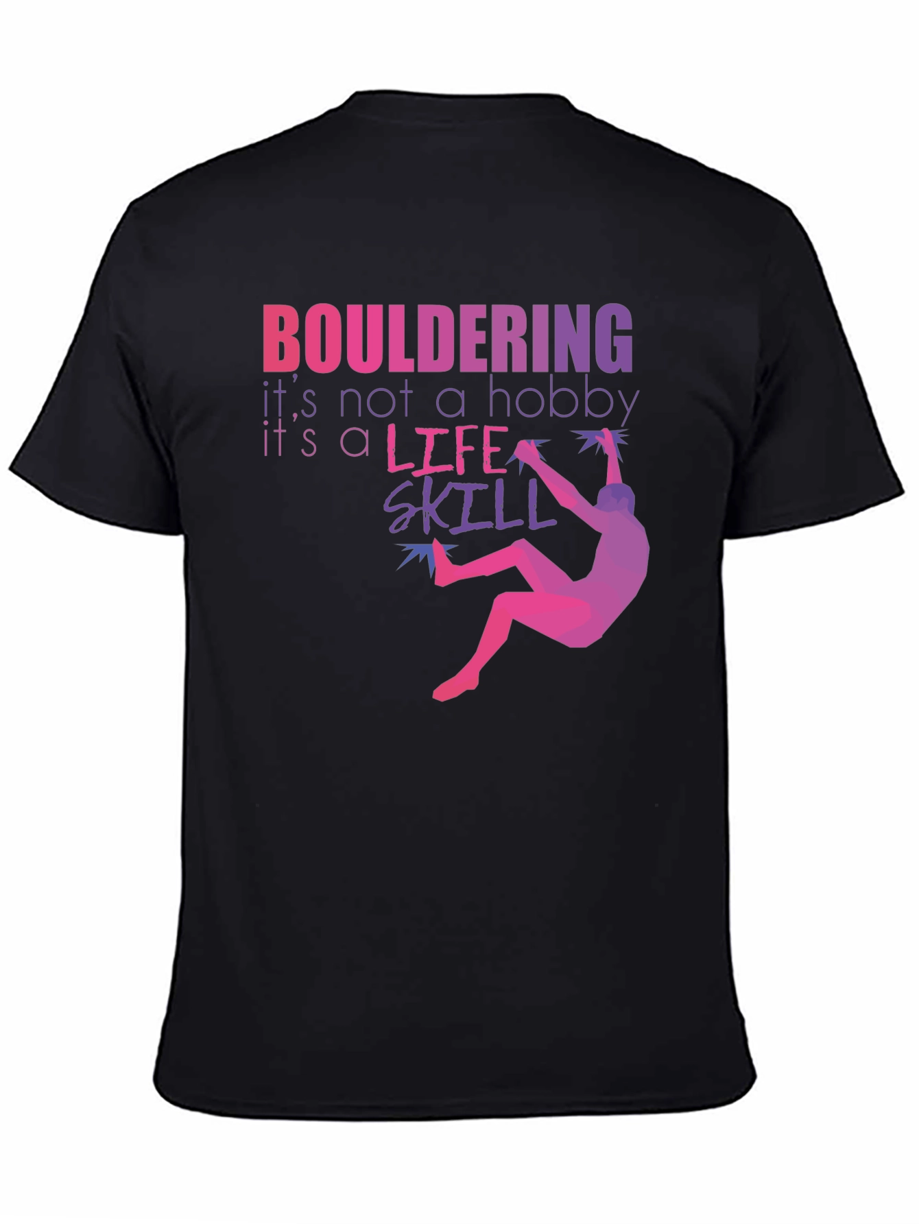 Bouldering Life Skill Graphic Tee