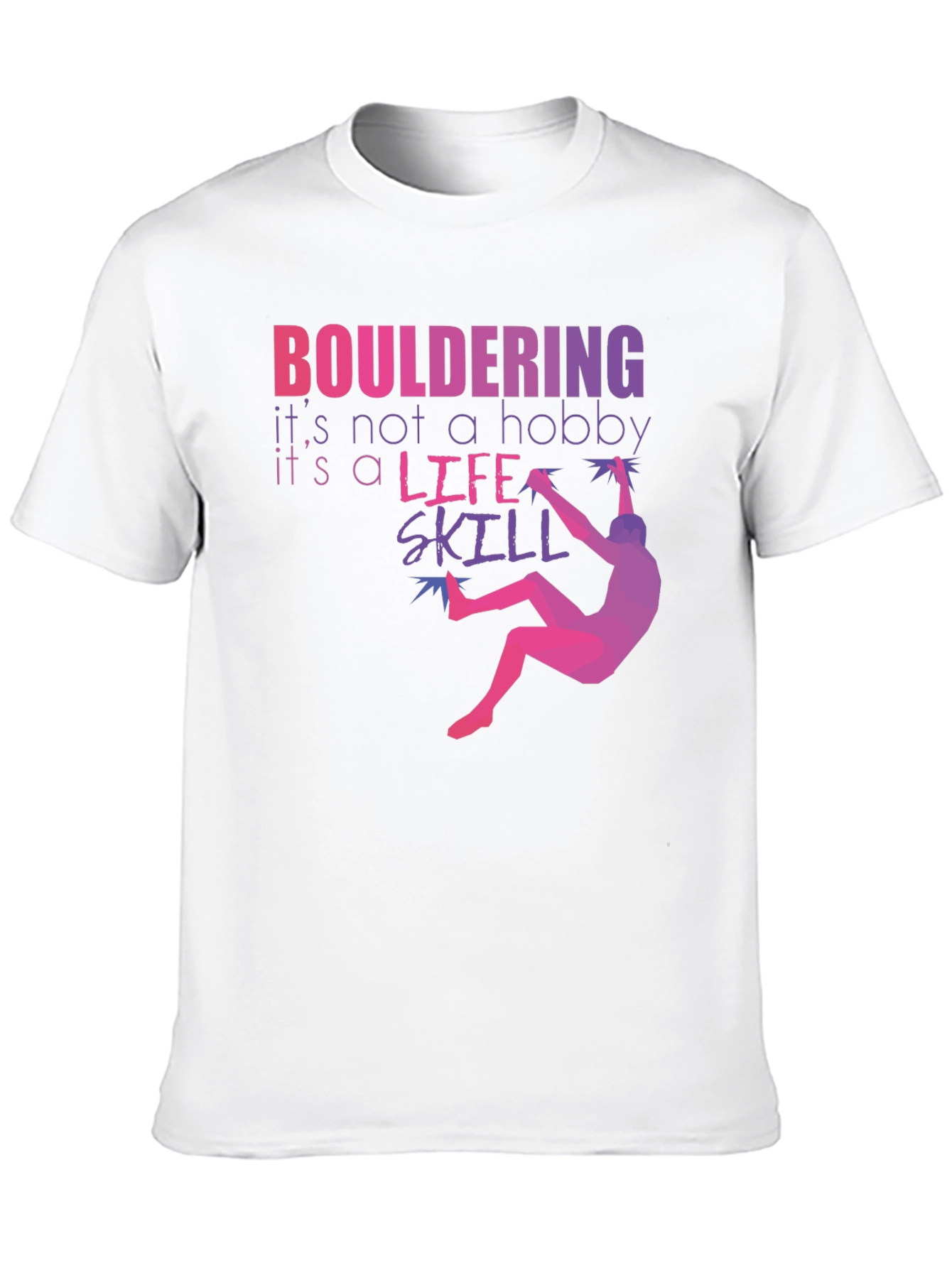 Bouldering Life Skill Graphic Tee