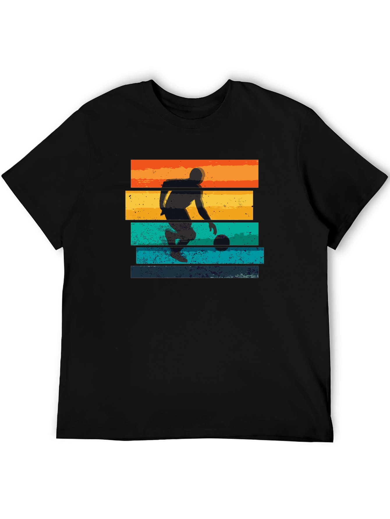 Retro Basketball Player Graphic T-Shirt