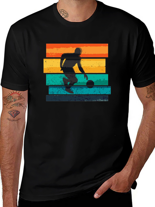 Retro Basketball Player Graphic T-Shirt