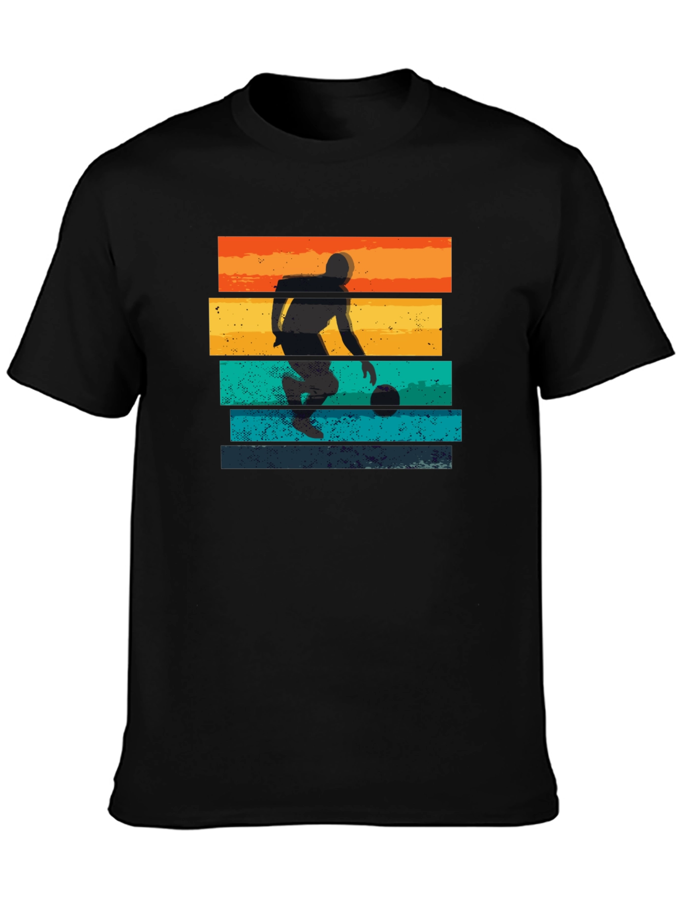 Retro Basketball Player Graphic T-Shirt