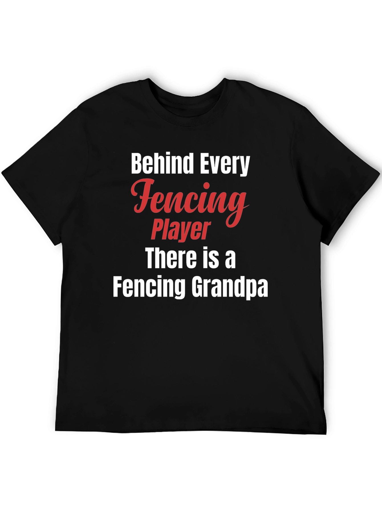 Fencing Grandpa T-Shirt - Funny Grandpa Gift