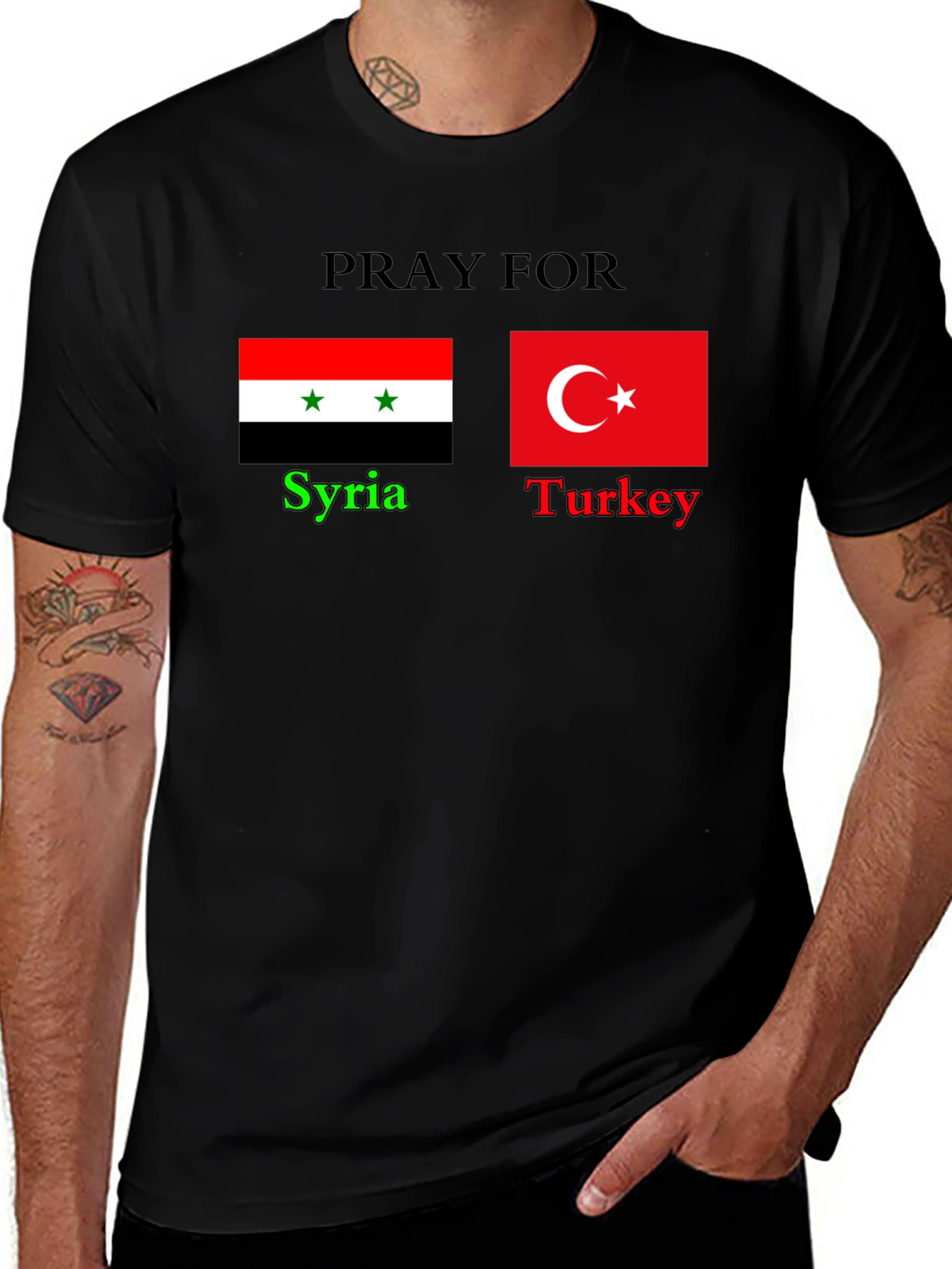 Pray for Syria and Turkey T-Shirt