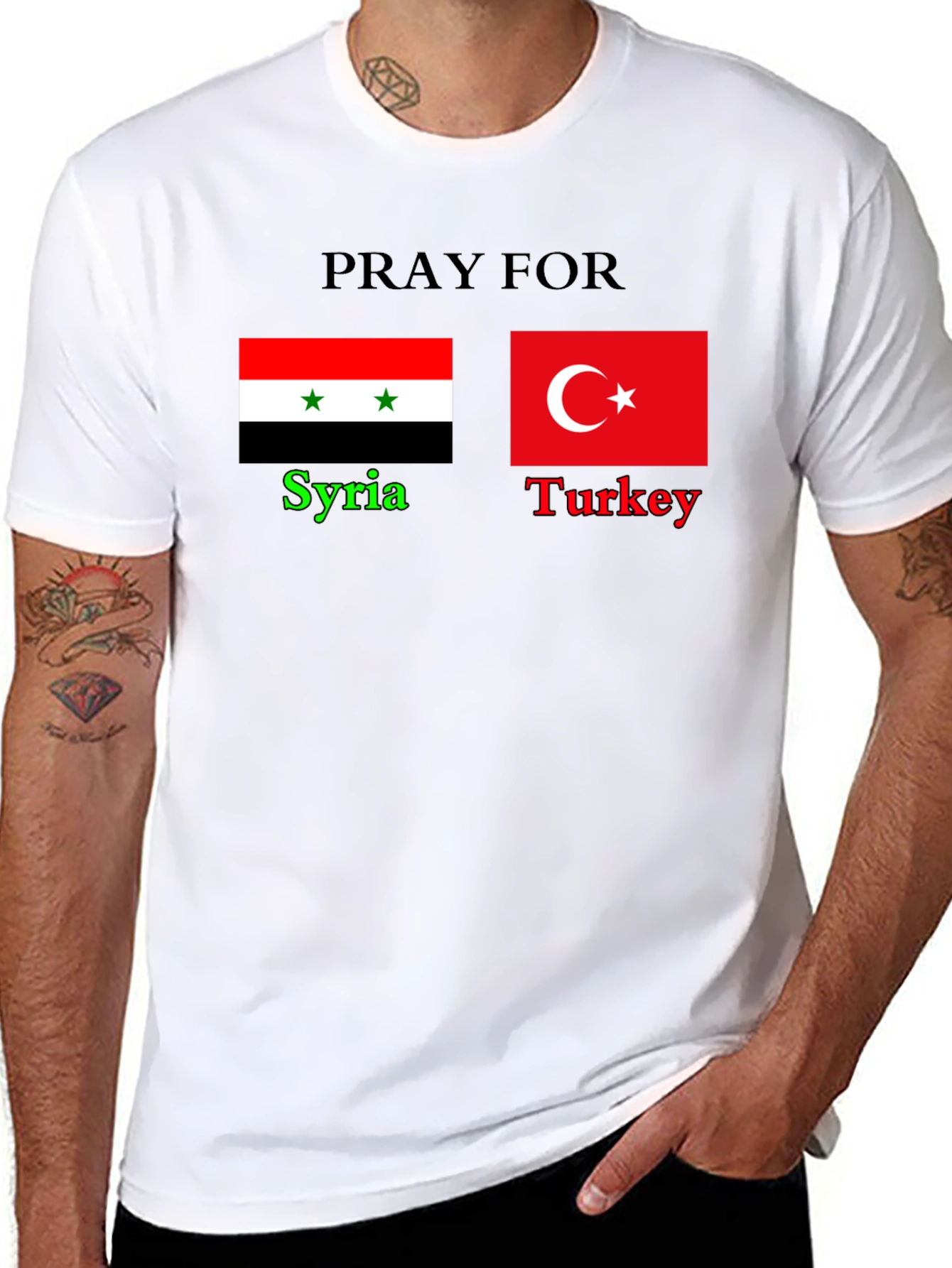 Pray for Syria and Turkey T-Shirt