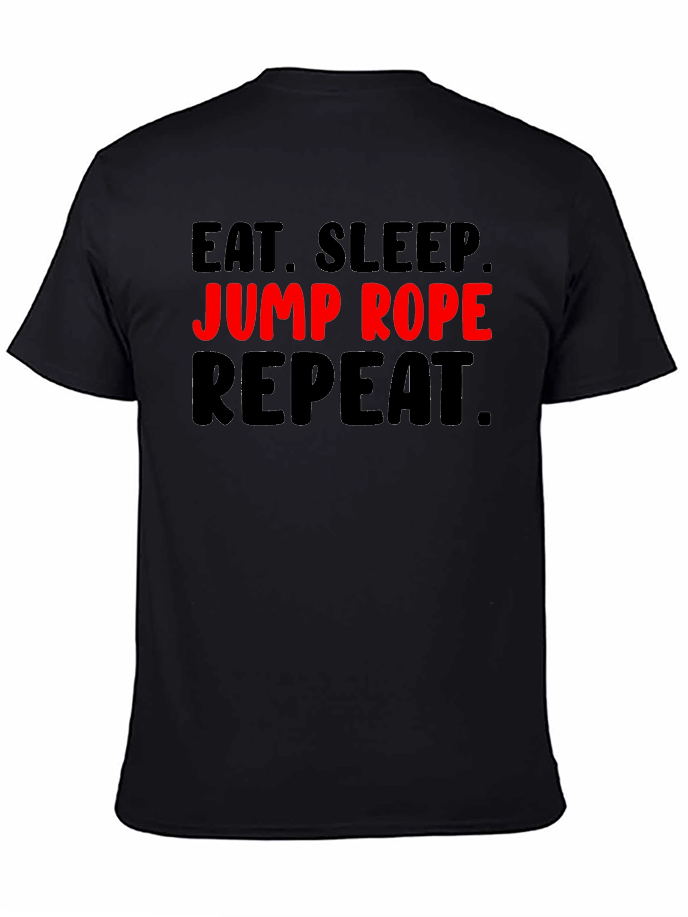 Eat Sleep Jump Rope Repeat Graphic T-Shirt