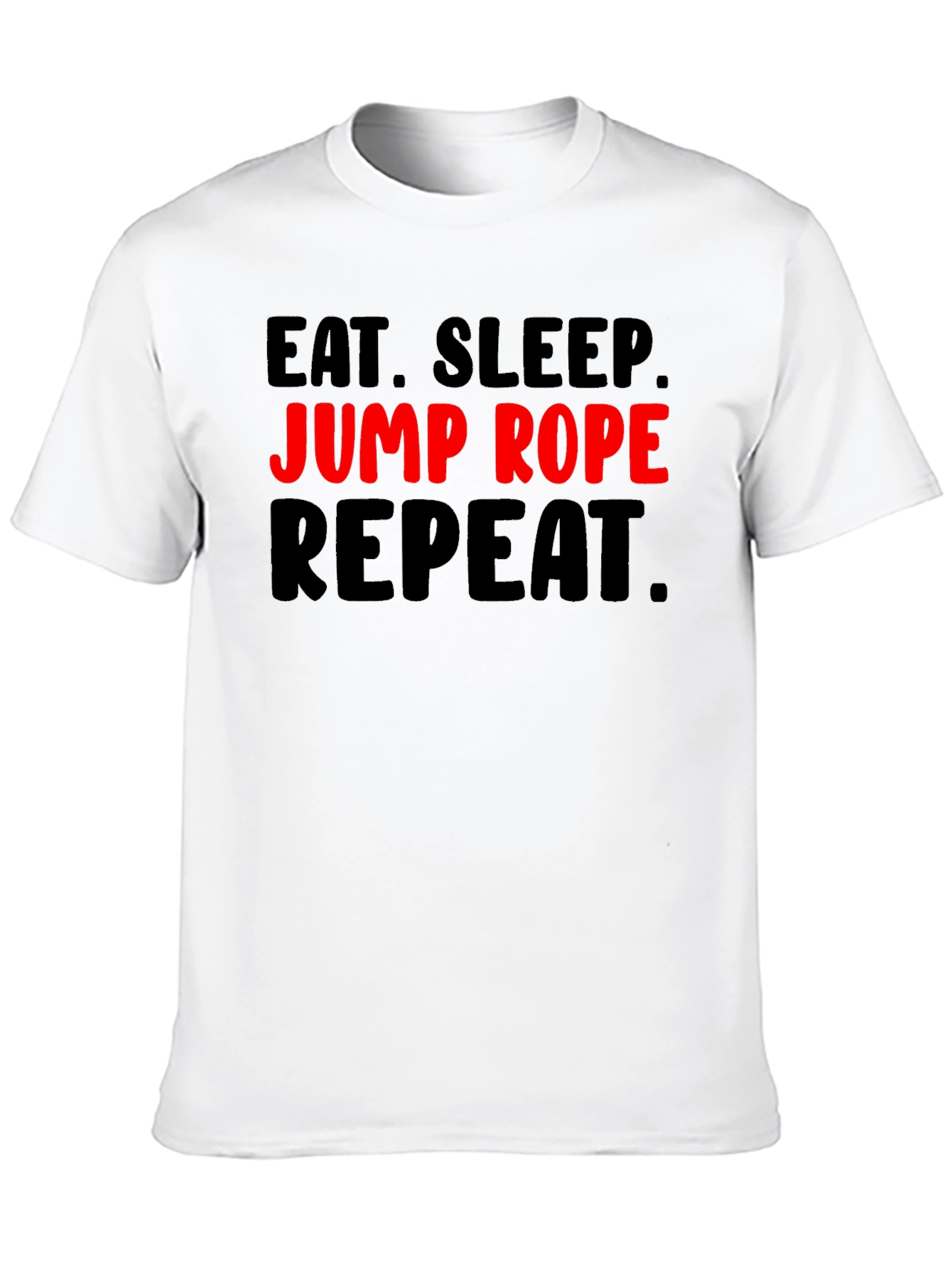 Eat Sleep Jump Rope Repeat Graphic T-Shirt