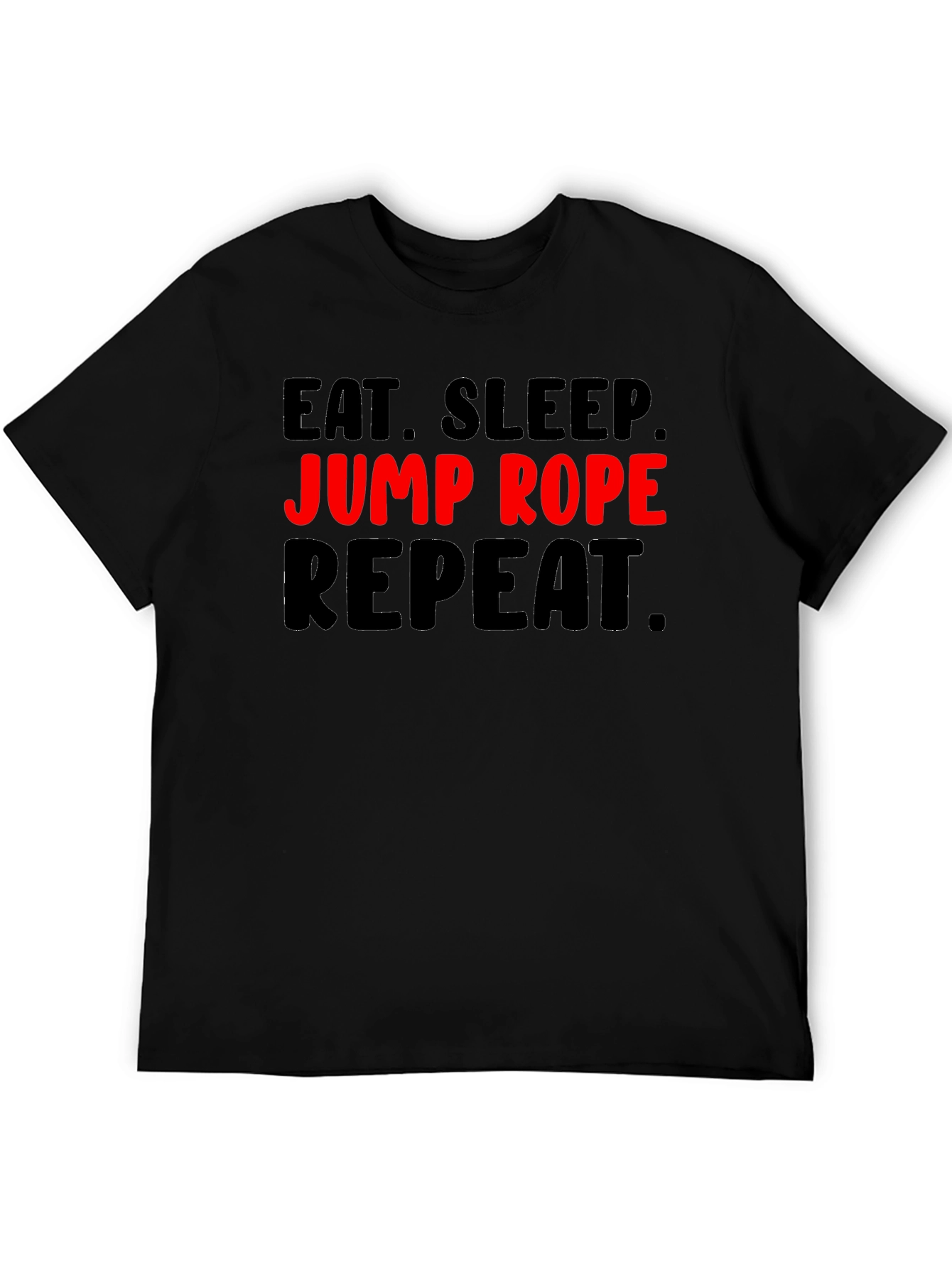 Eat Sleep Jump Rope Repeat Graphic T-Shirt