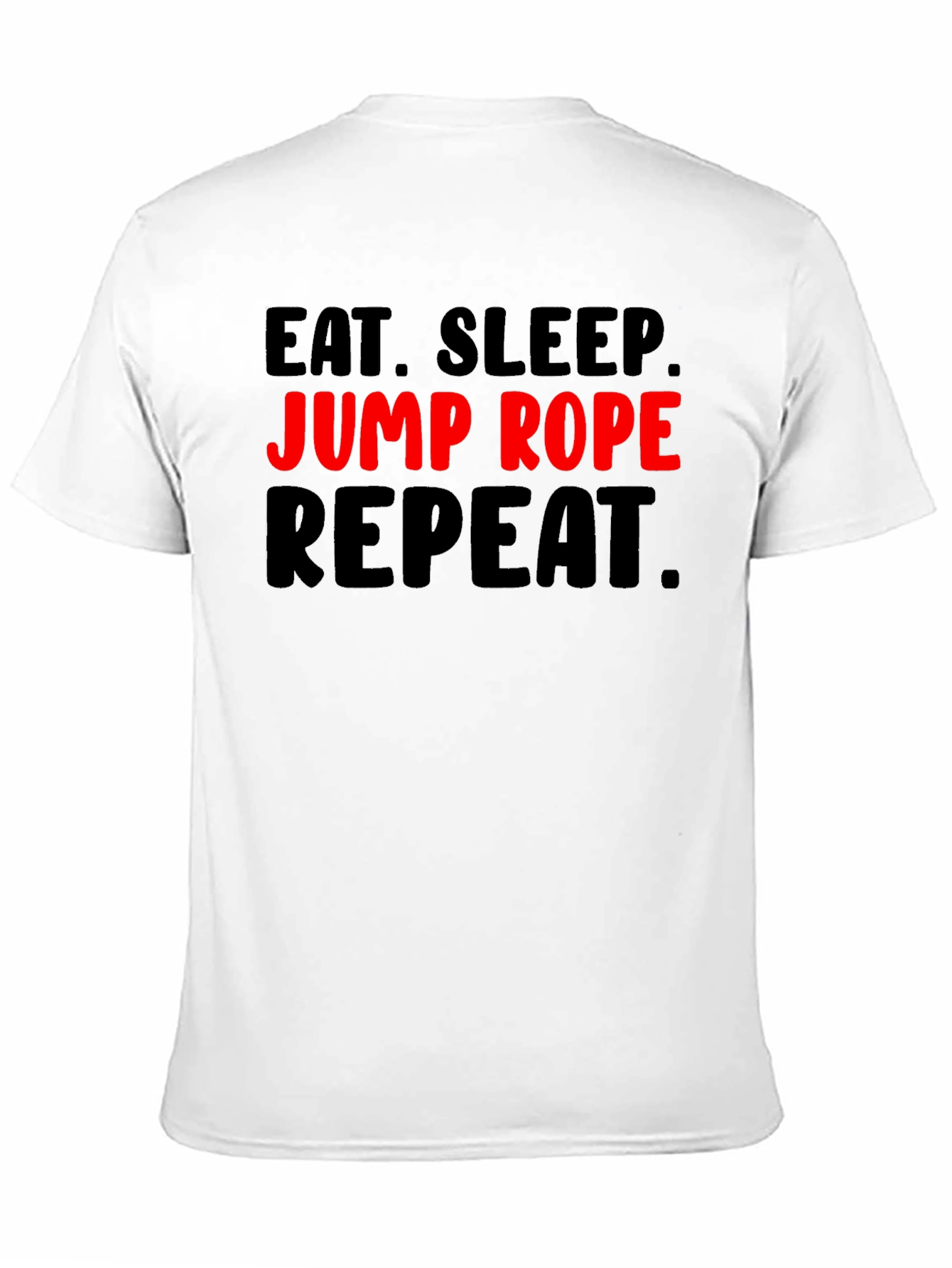 Eat Sleep Jump Rope Repeat Graphic T-Shirt