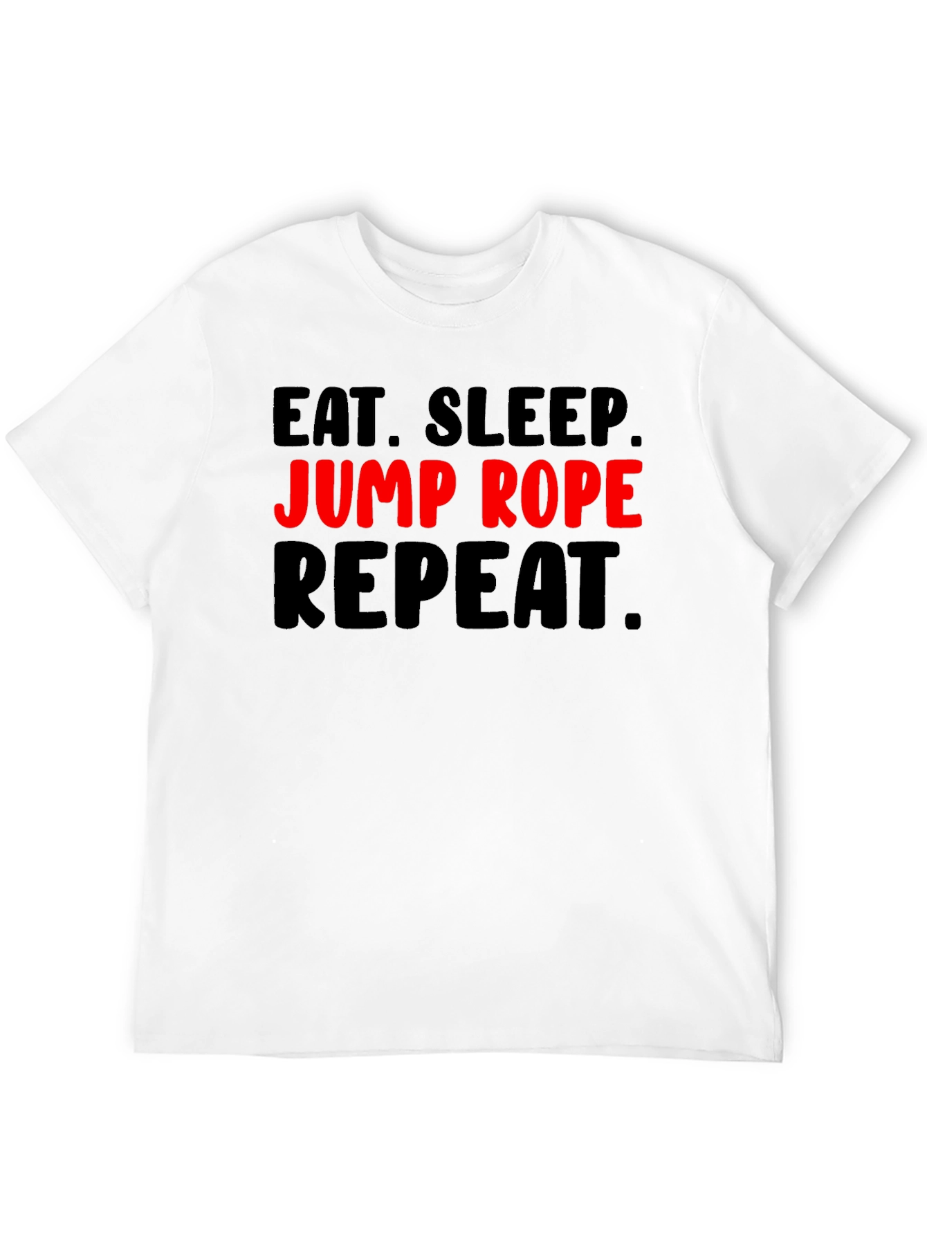 Eat Sleep Jump Rope Repeat Graphic T-Shirt