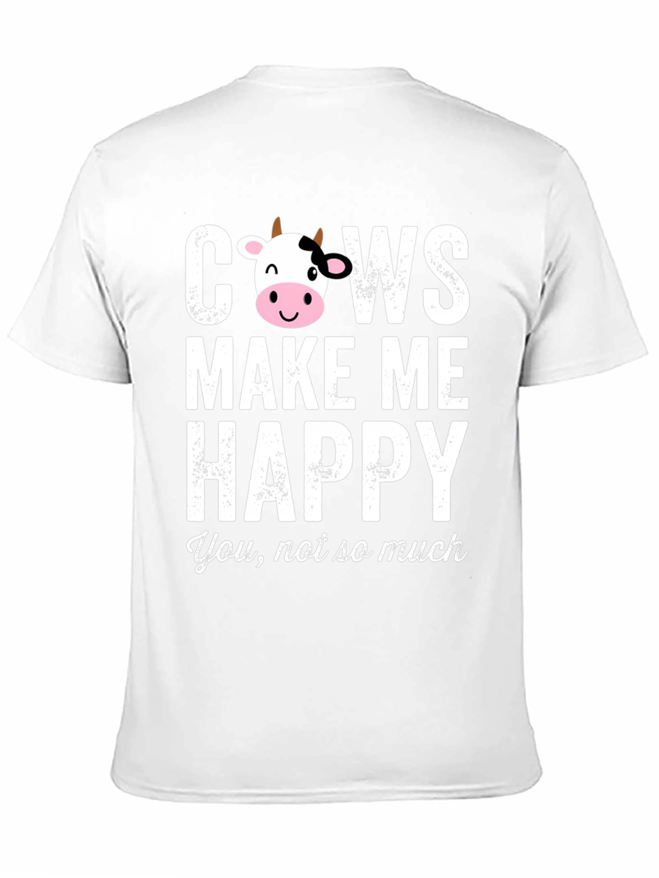 Cows Make Me Happy Graphic T-Shirt