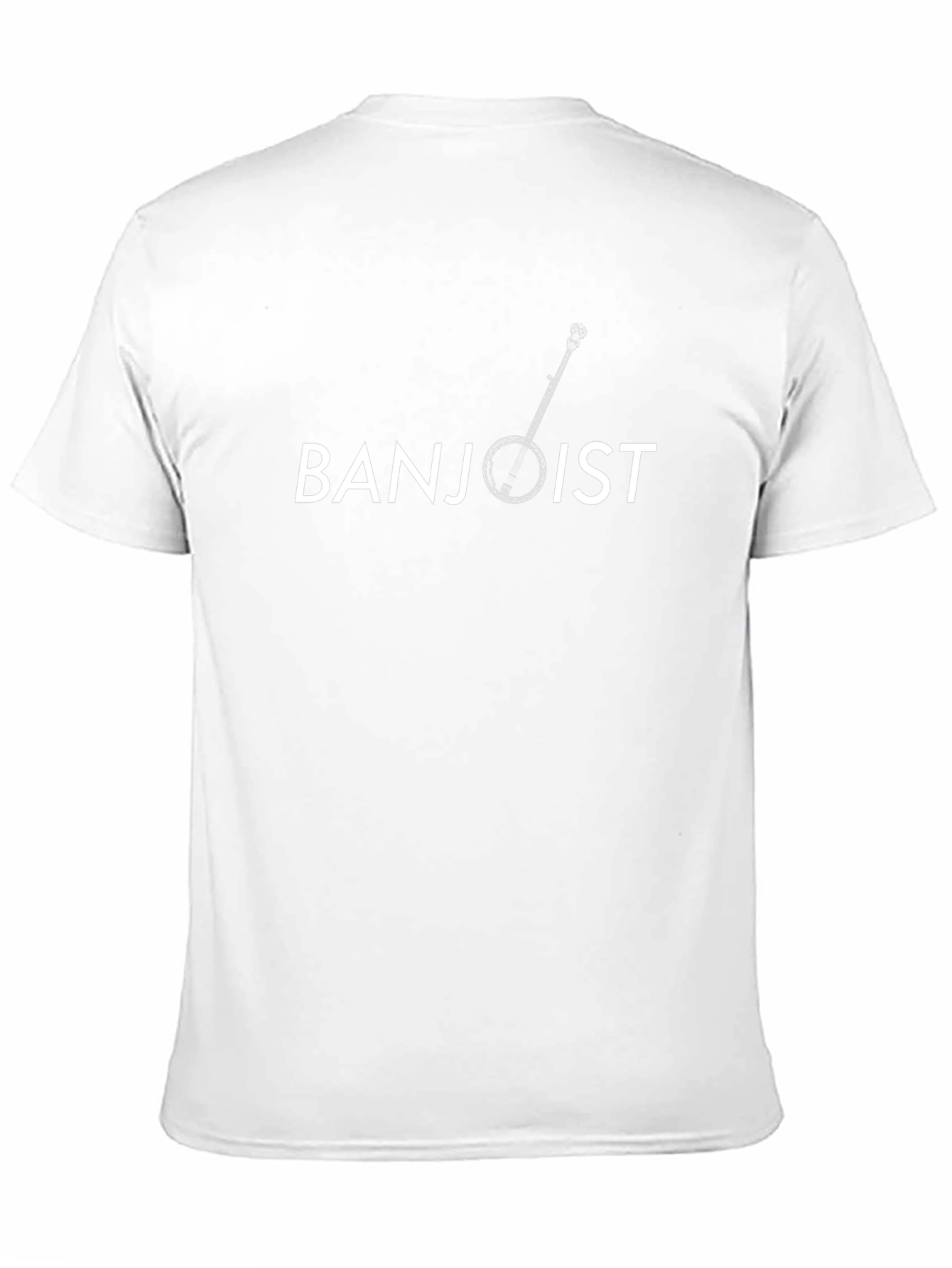 Banjoist Graphic Tee - Black Crew Neck T-Shirt