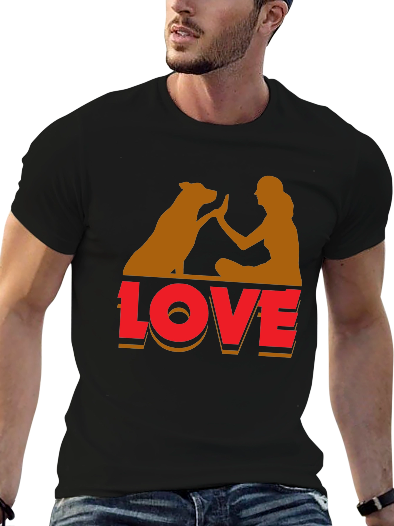 Dog Love T-Shirt - Unisex Casual Tee